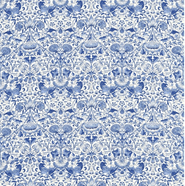 10 timeless blue and white fabrics Morris & Co