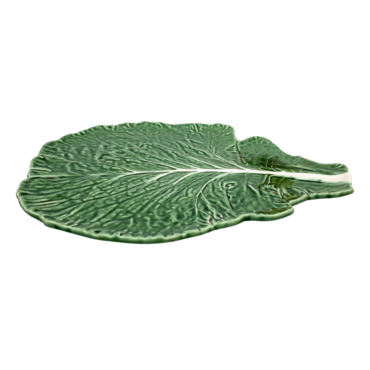 green cabbage style serving platters