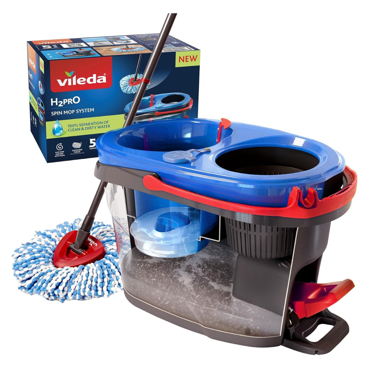 vileda spin mop and bucket