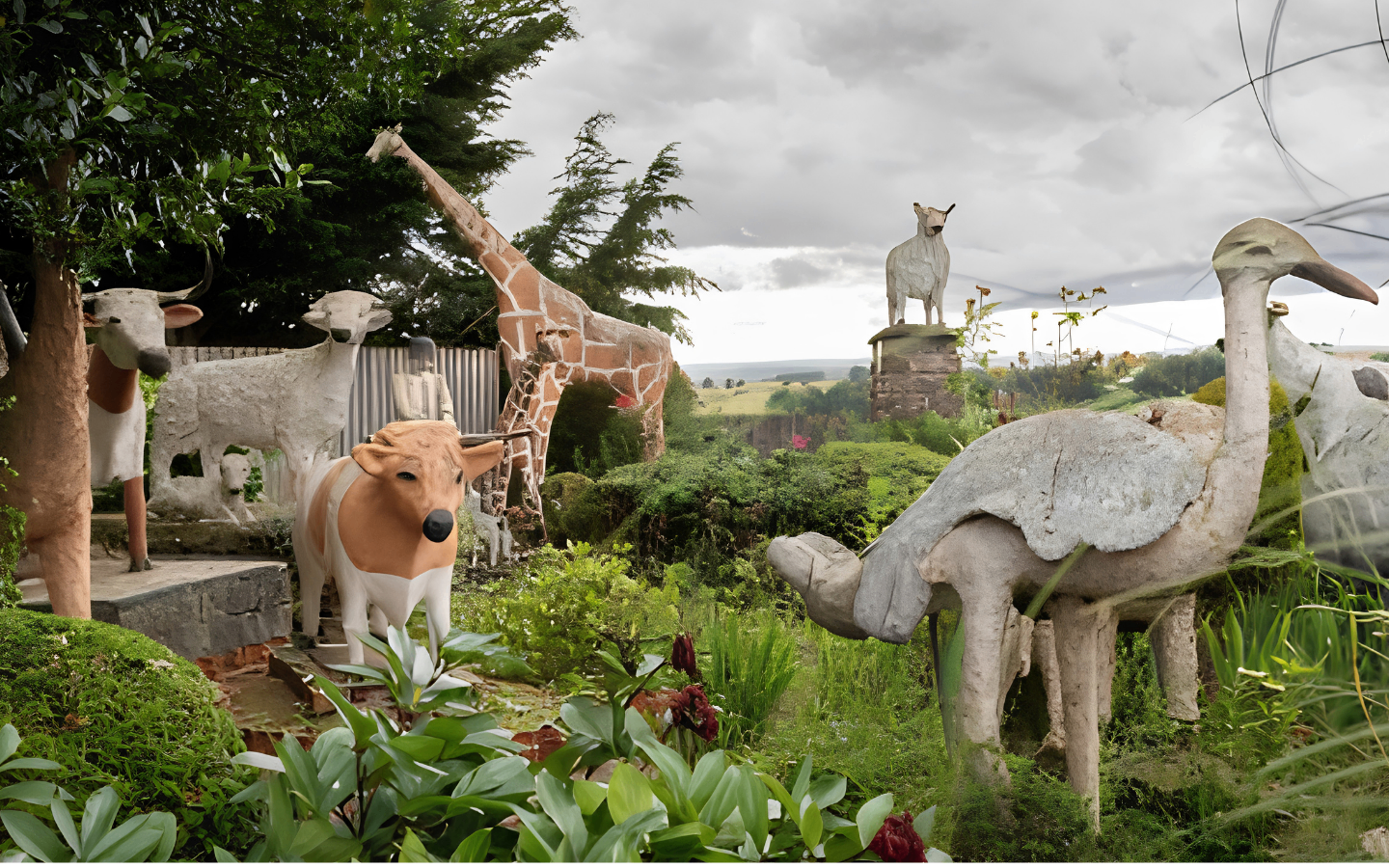 The Branxton Cement Menagerie