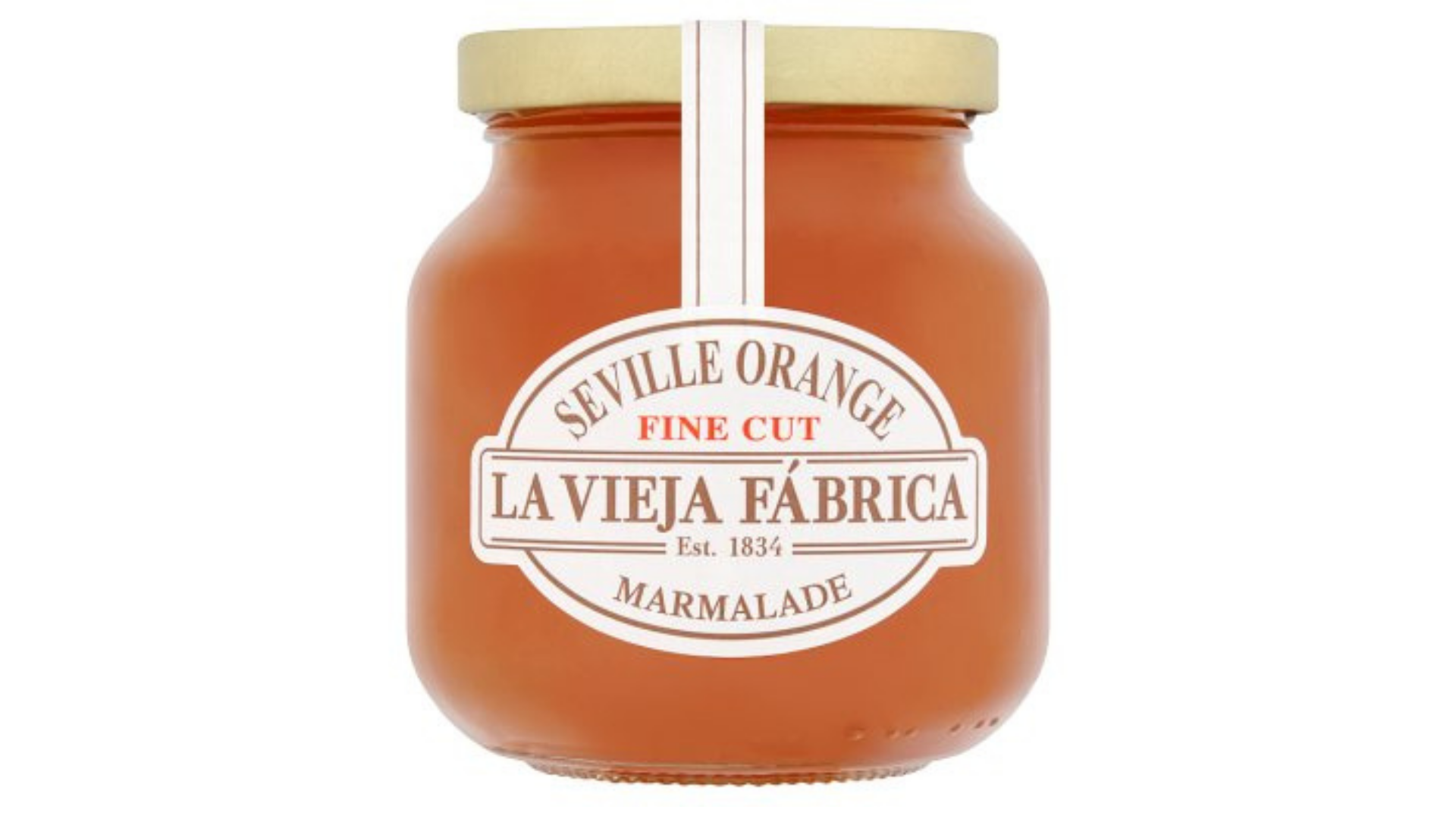 La Vieja Fábrica Seville Orange Marmalade on a white background