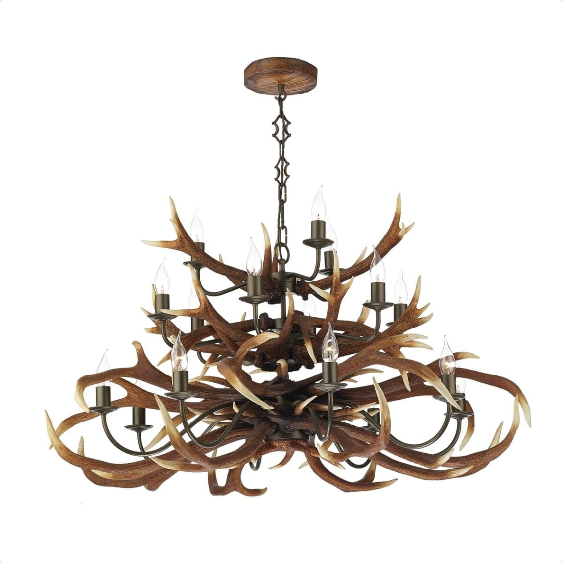 Antler chandelier