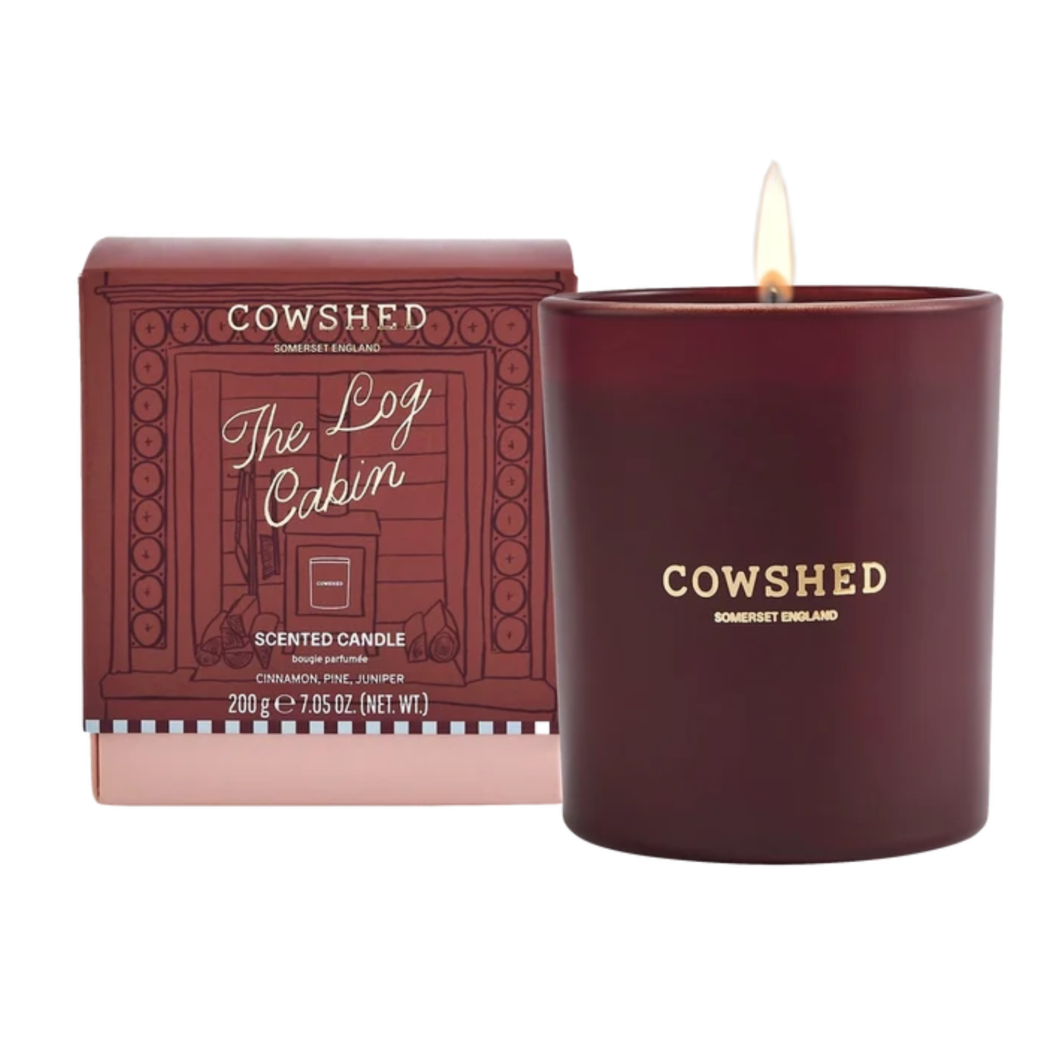 cowshed the log cabin candle