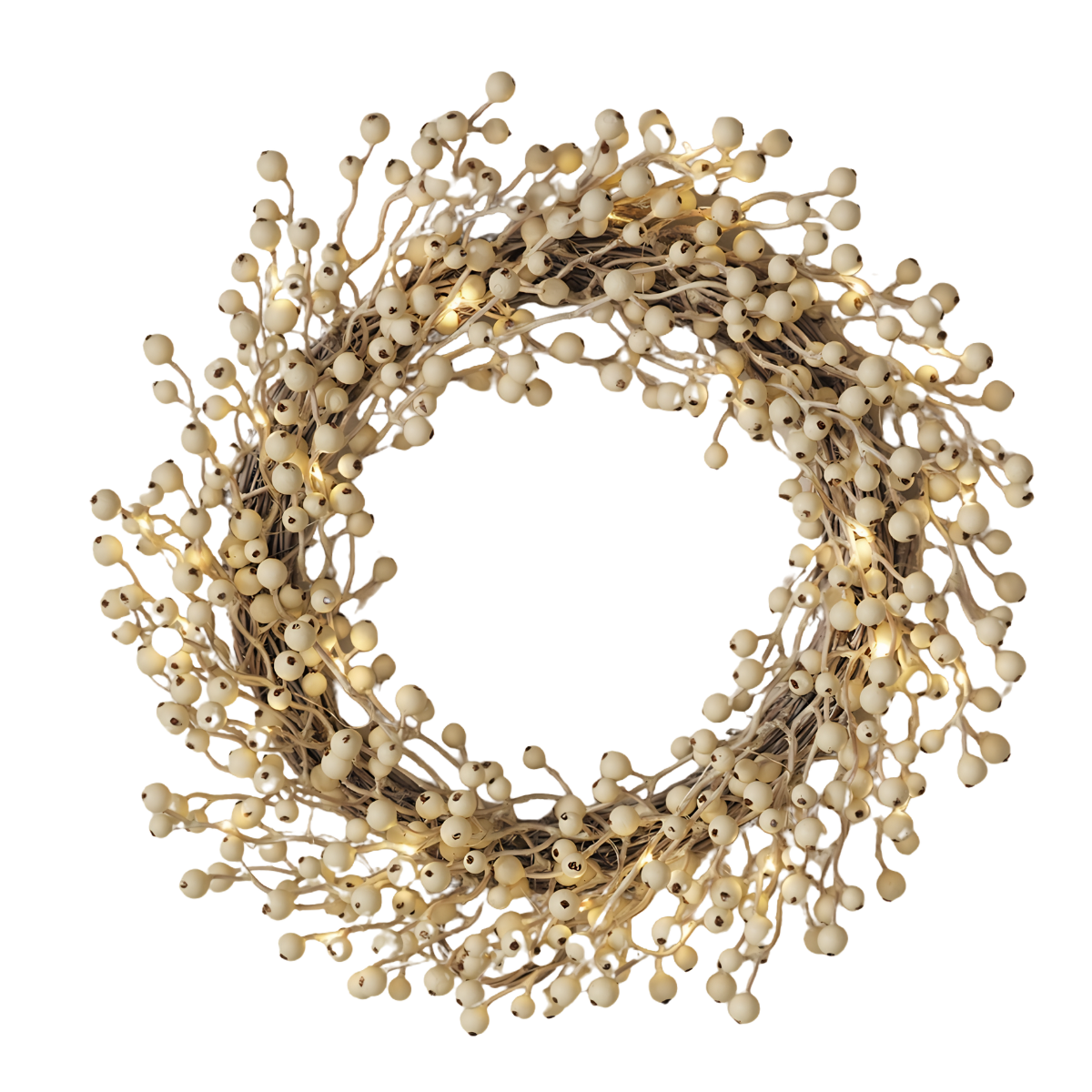 white berry wreath