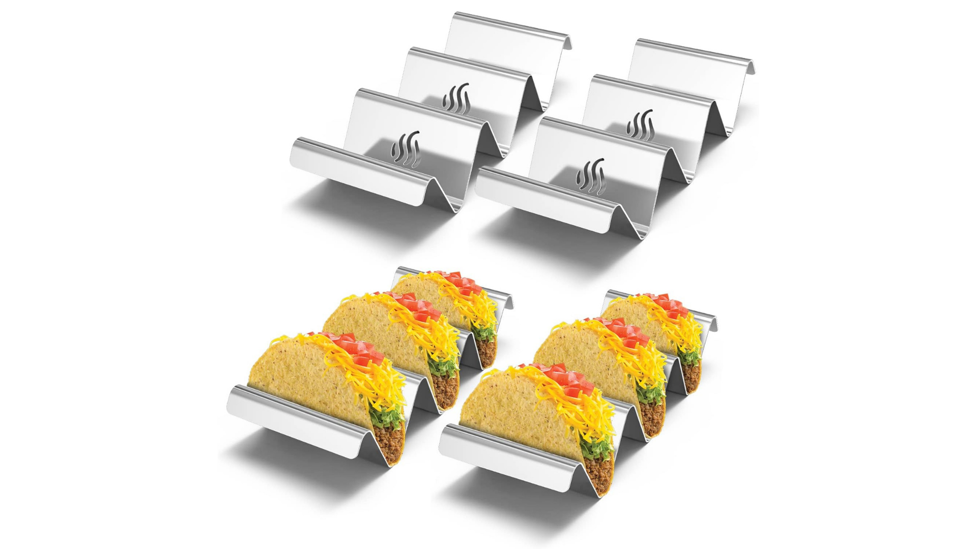 Stainless Steel Taco Holder Stand