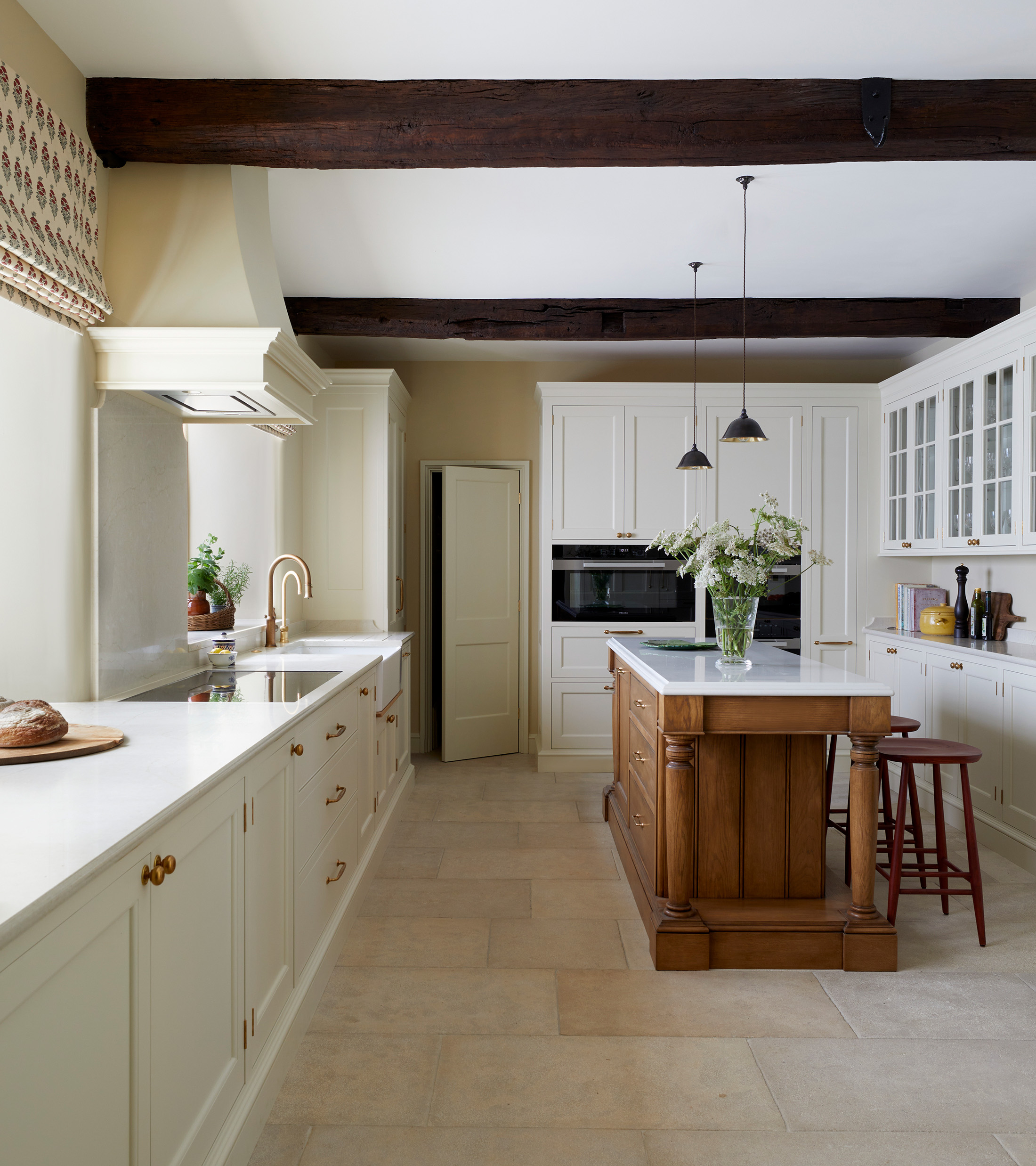 a white kitchen