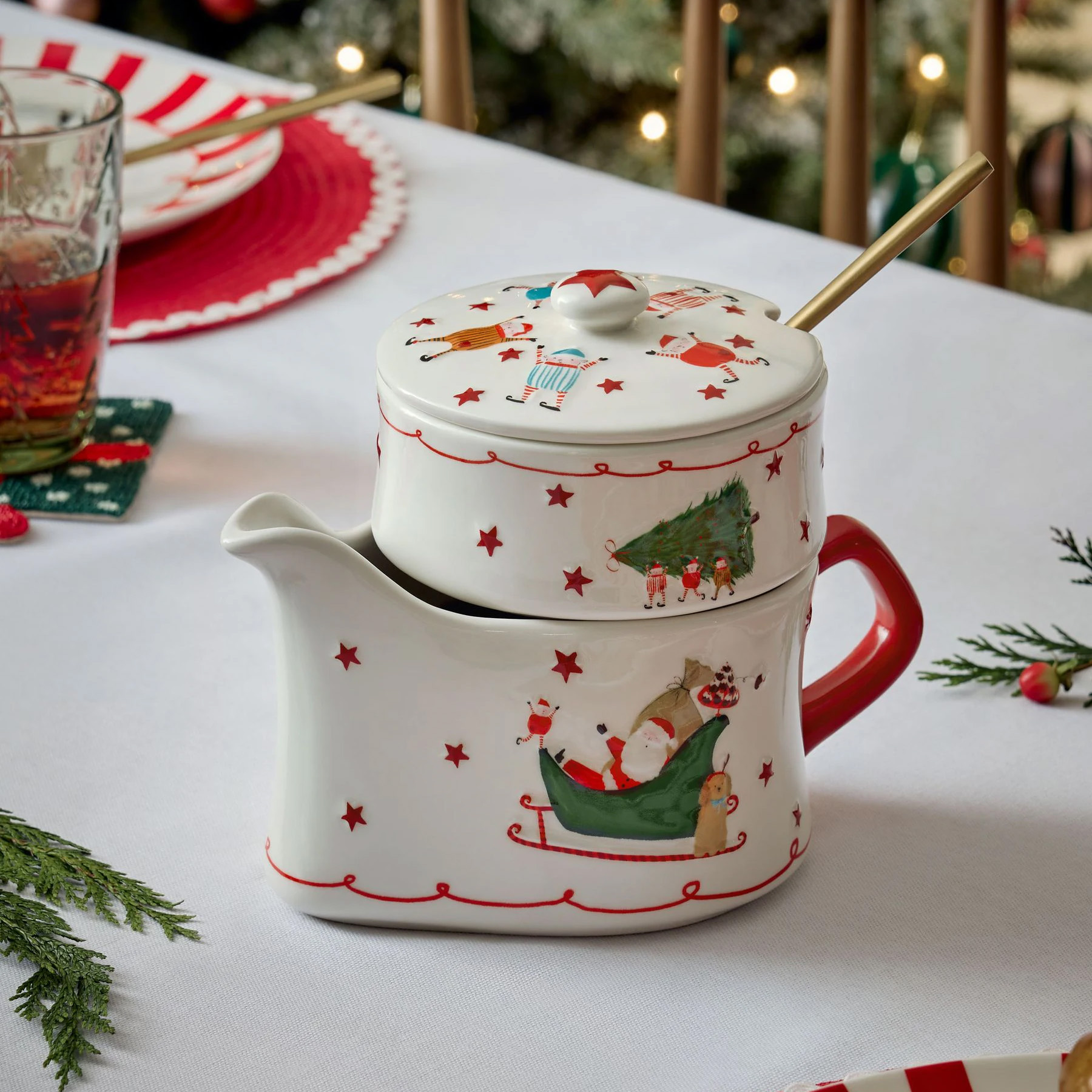 christmas tableware