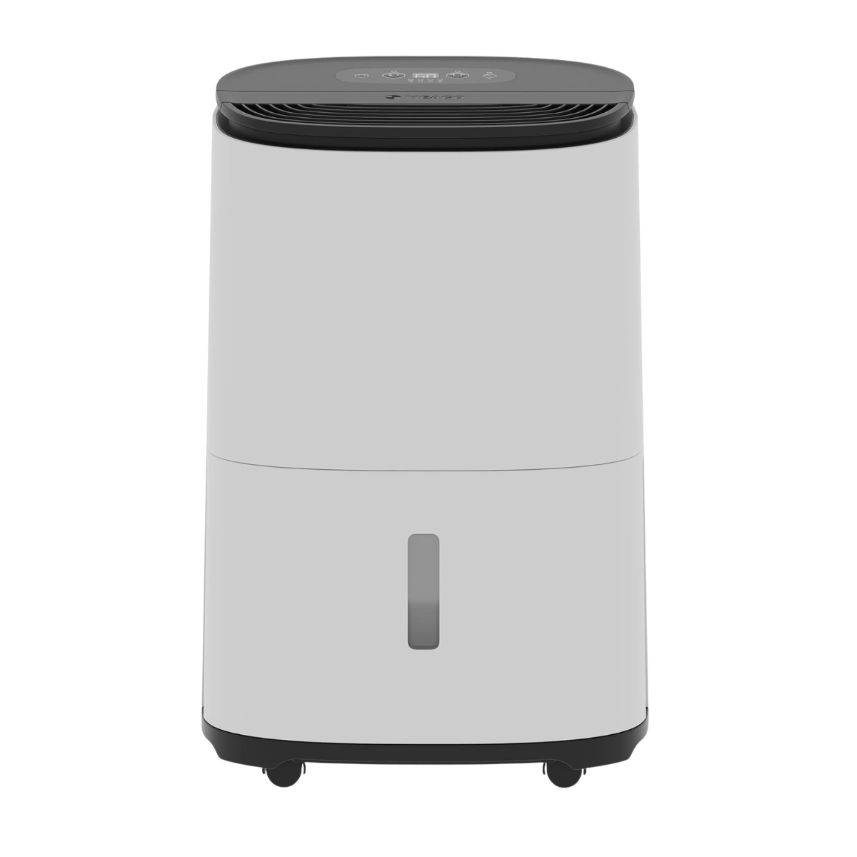 a white and black dehumidifier unit