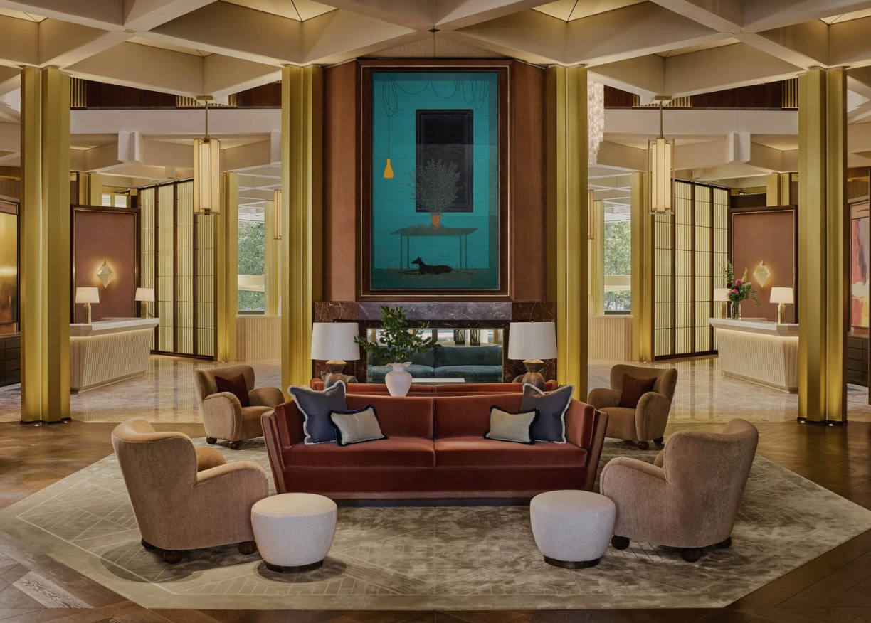 A commission by Stephen Chambers for The Chancery Rosewood Hotel 