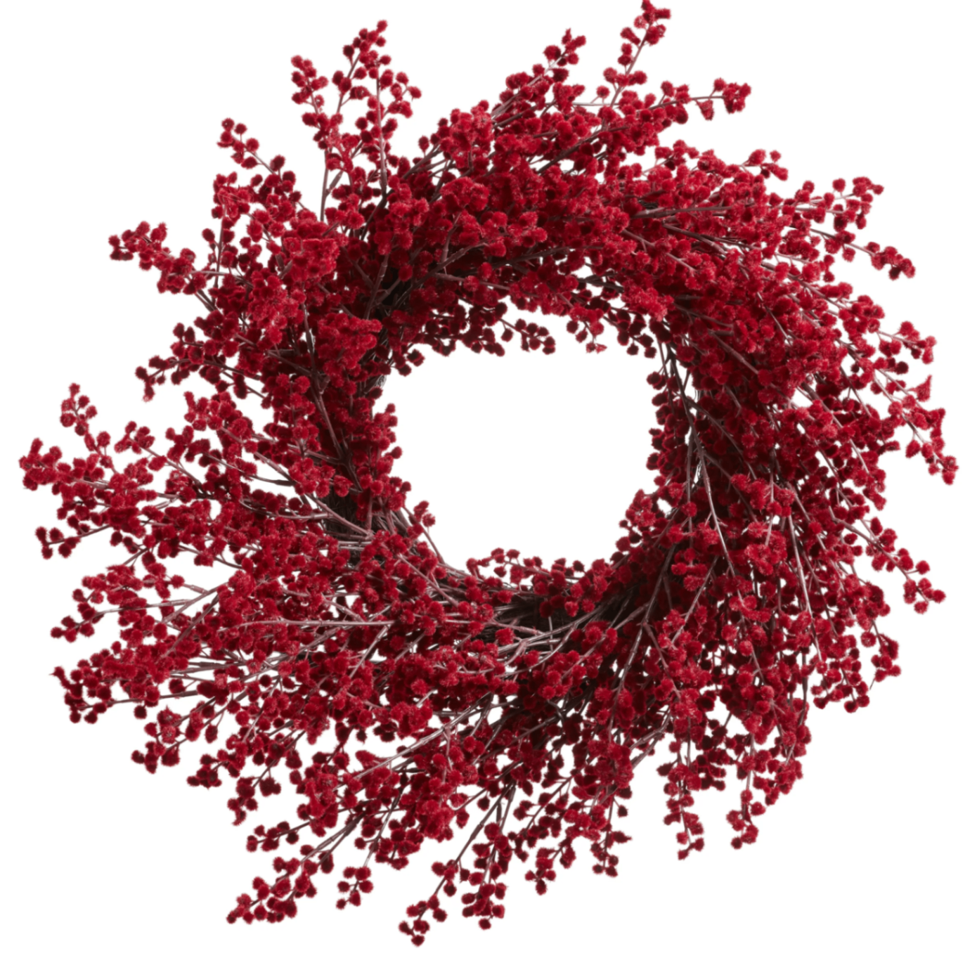 a red berry christmas wreath