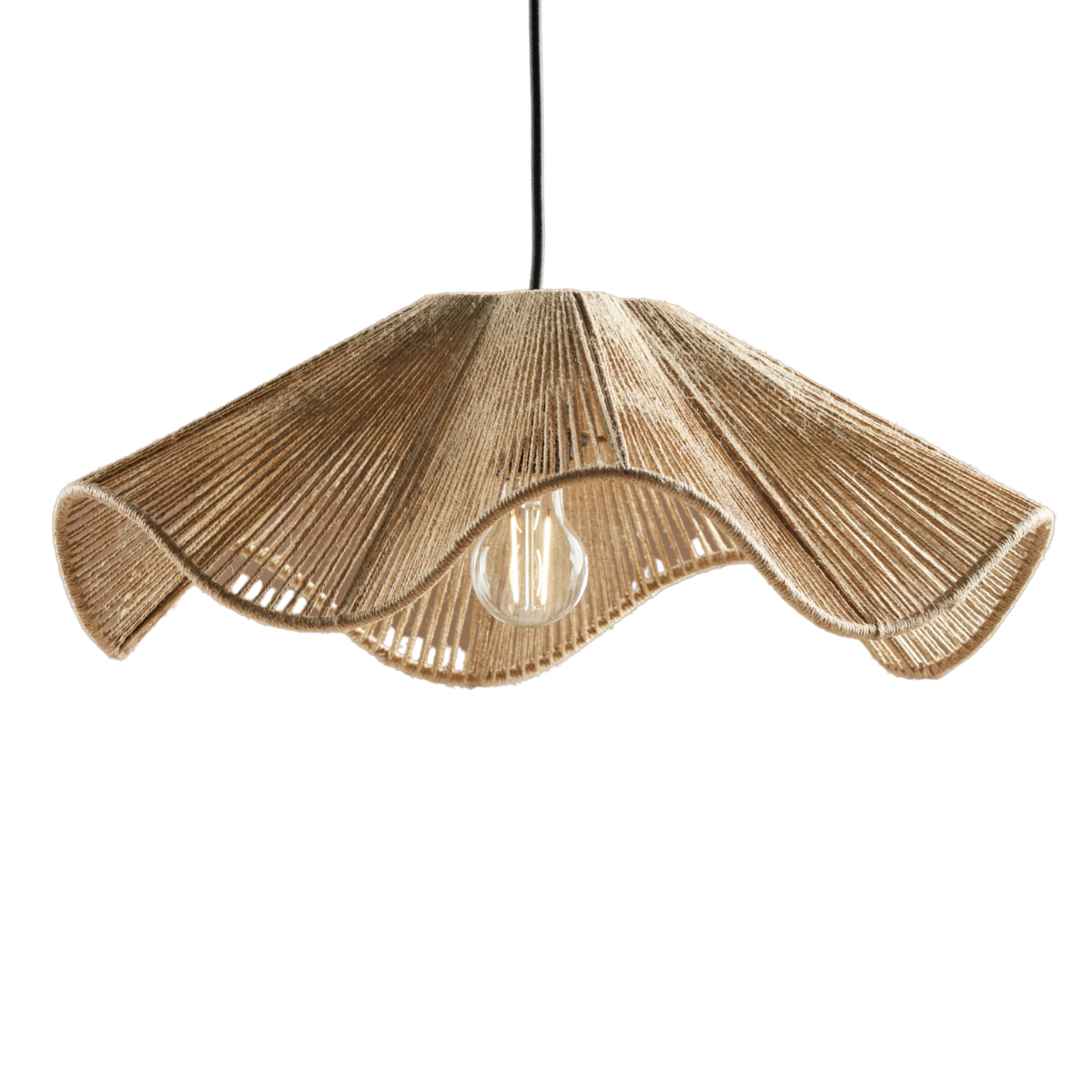 Wavy Woven Pendant