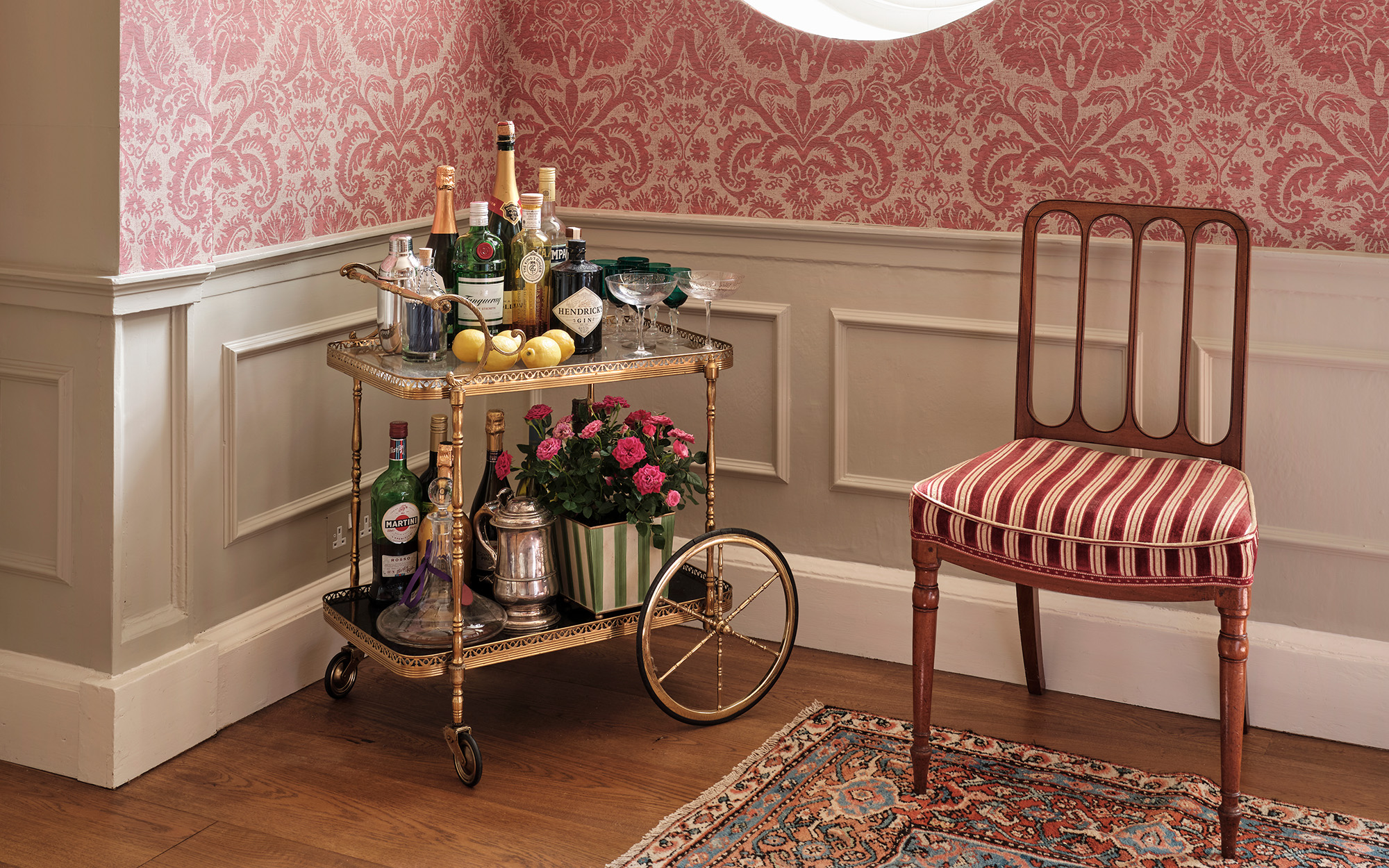 mrs m bar cart
