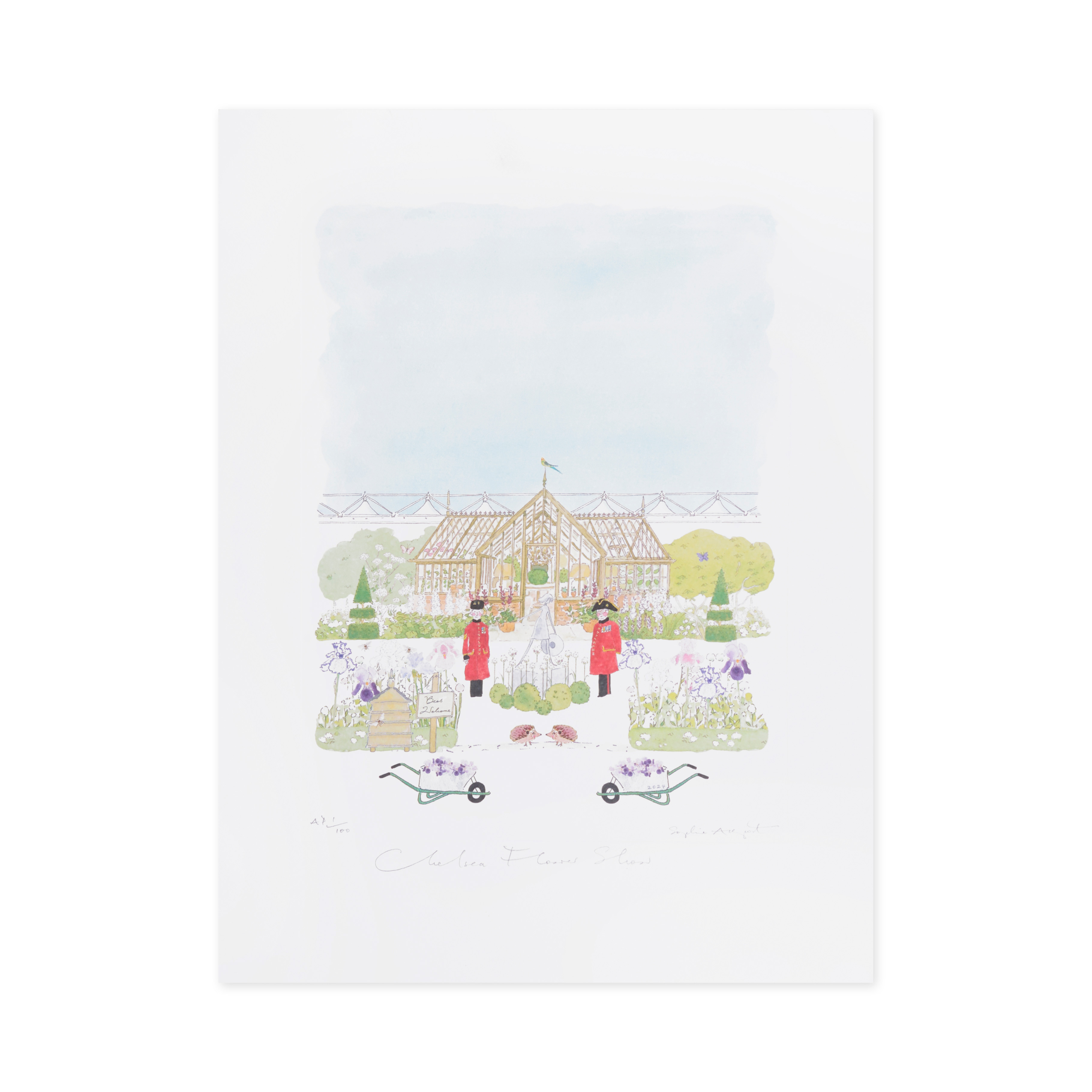 sophie allport chelsea flower show