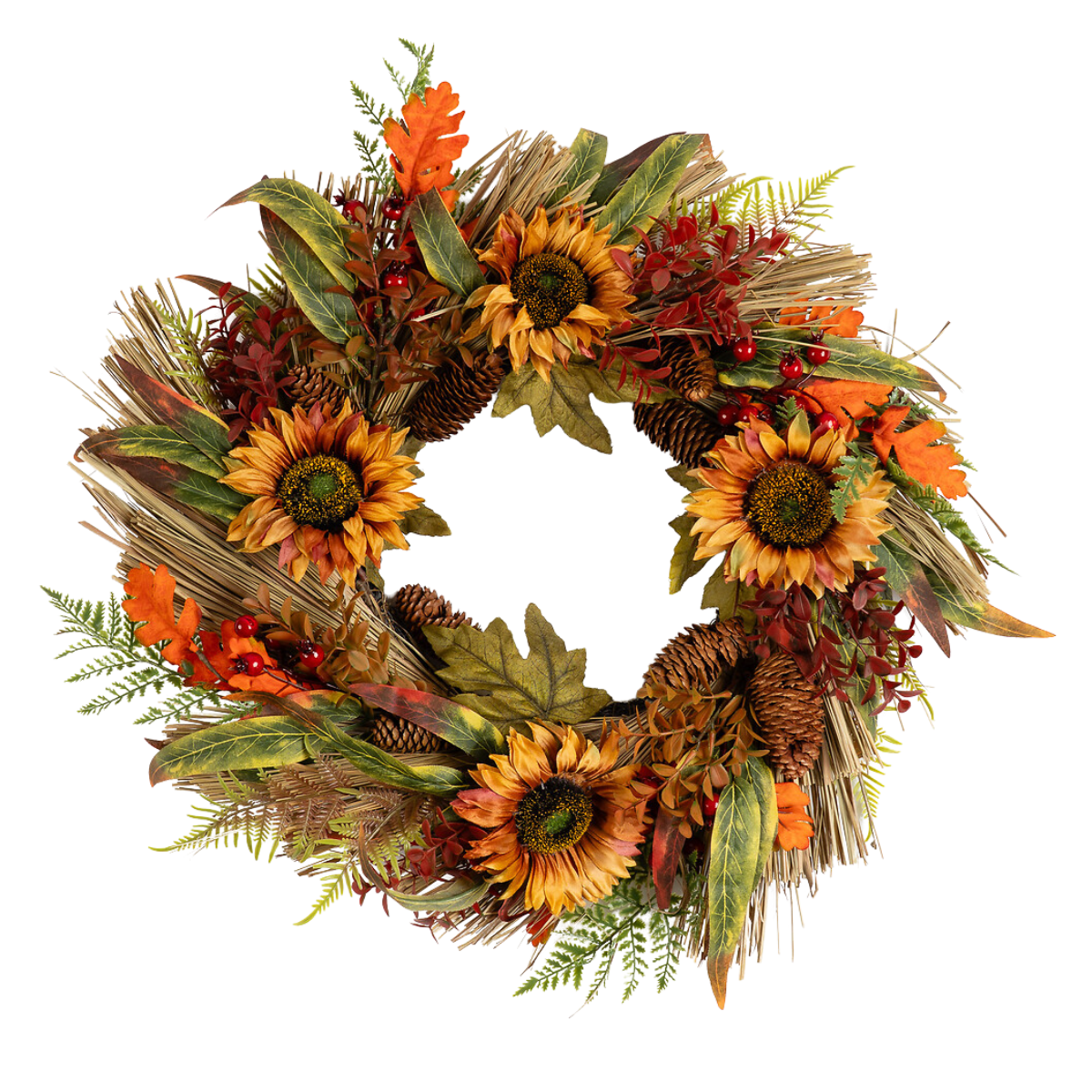  Sunflower Autumnal Wreath