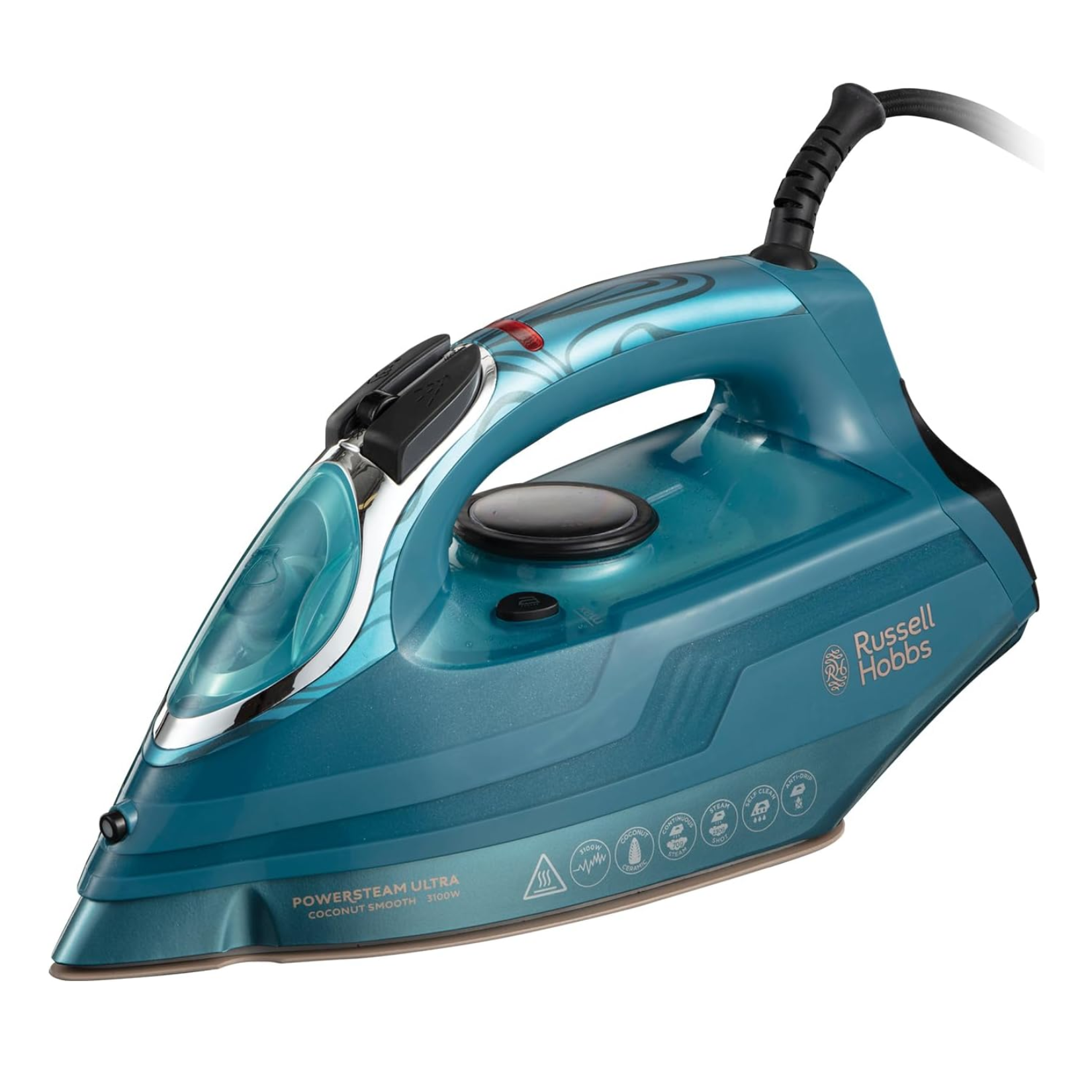 teal blue russell hobbs iron