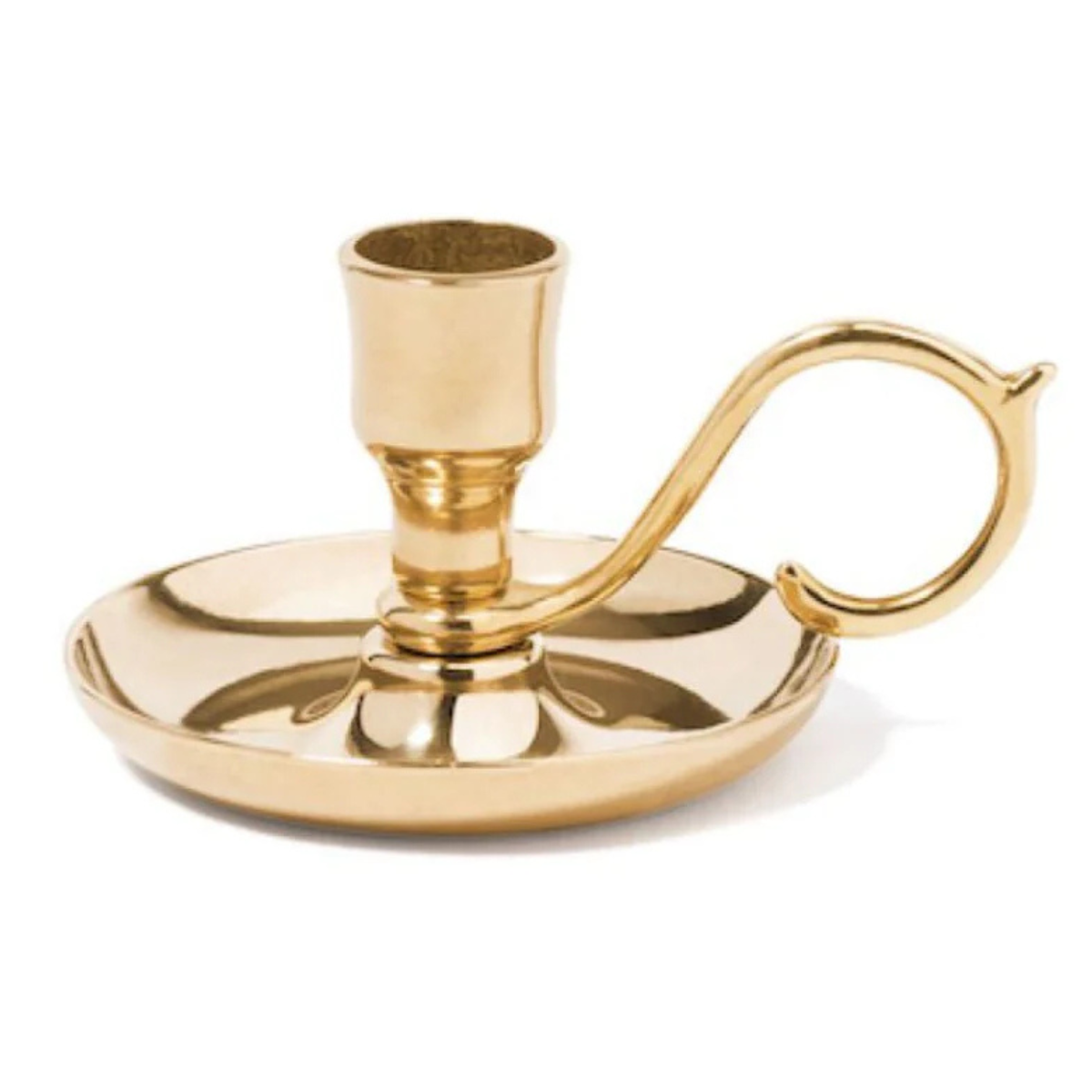 a brass dutch candle stick holder