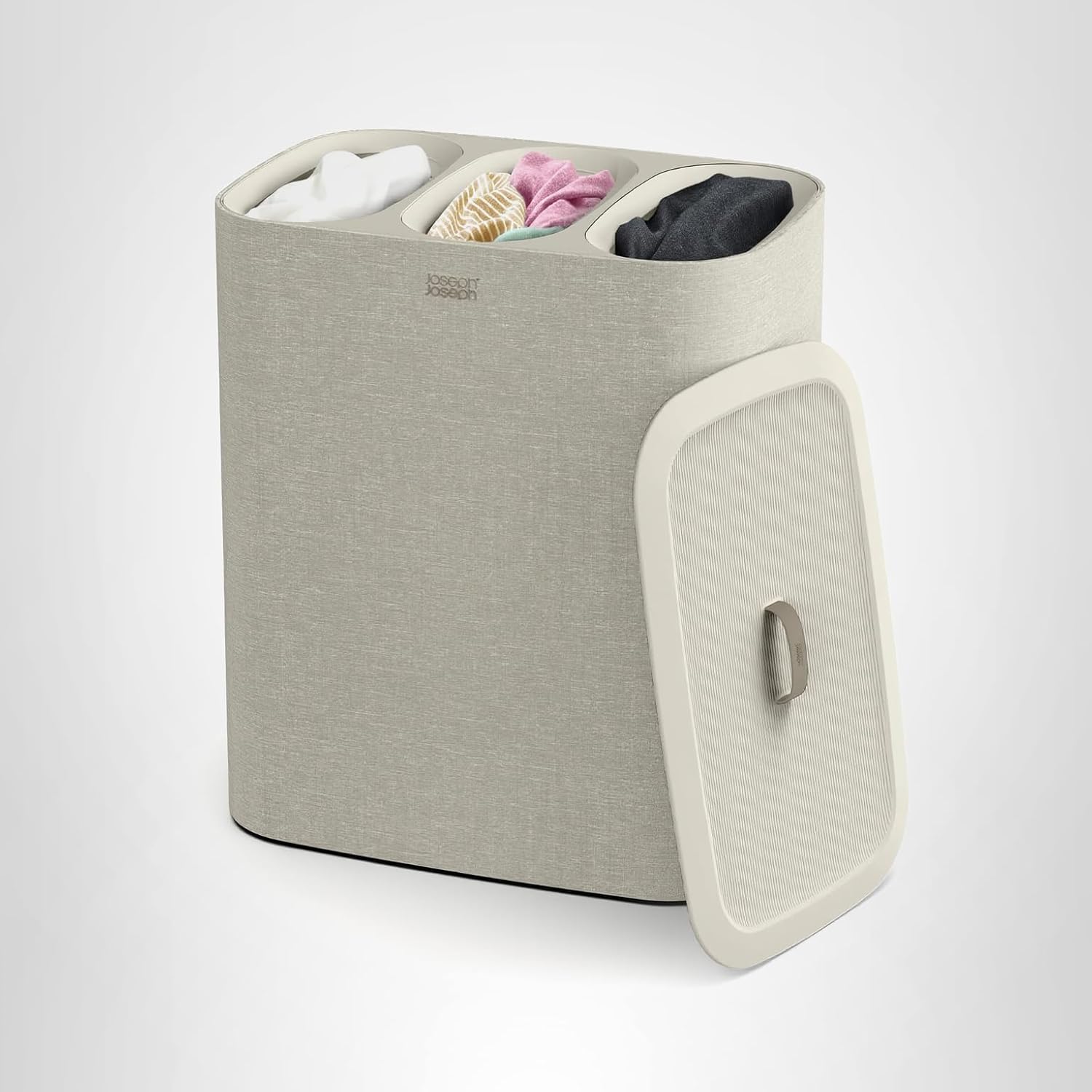 Joseph Joseph Tota Laundry Basket pictured on a white background