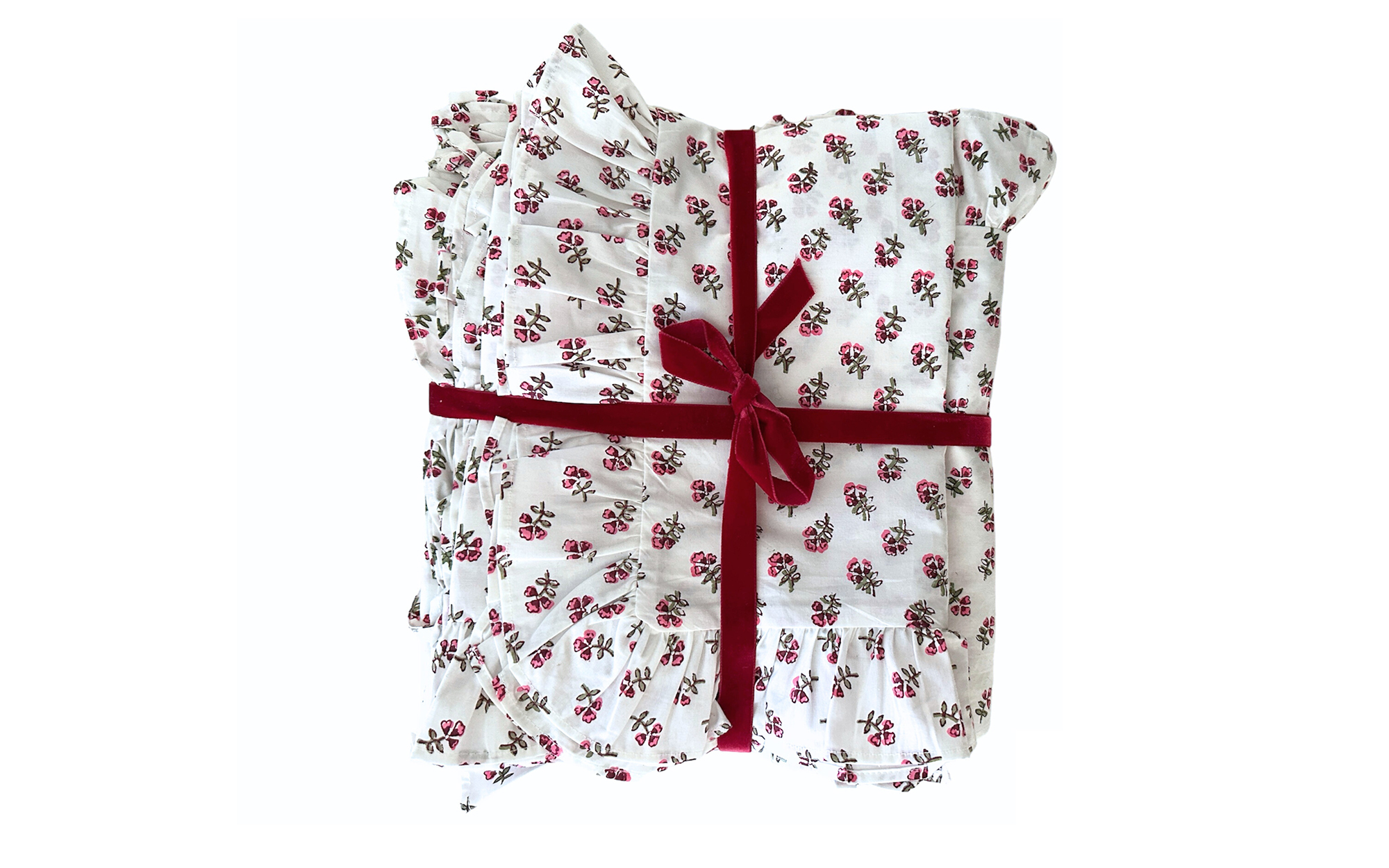 Sarah K Pink ditsy duvet cover