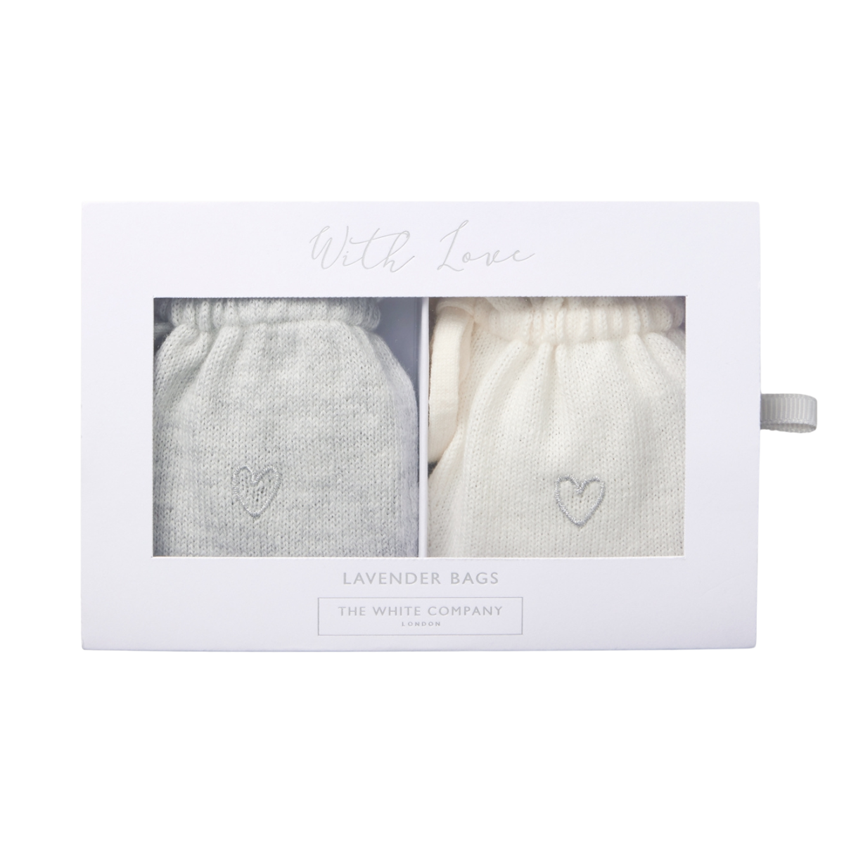 a box of two woolen lavender bags