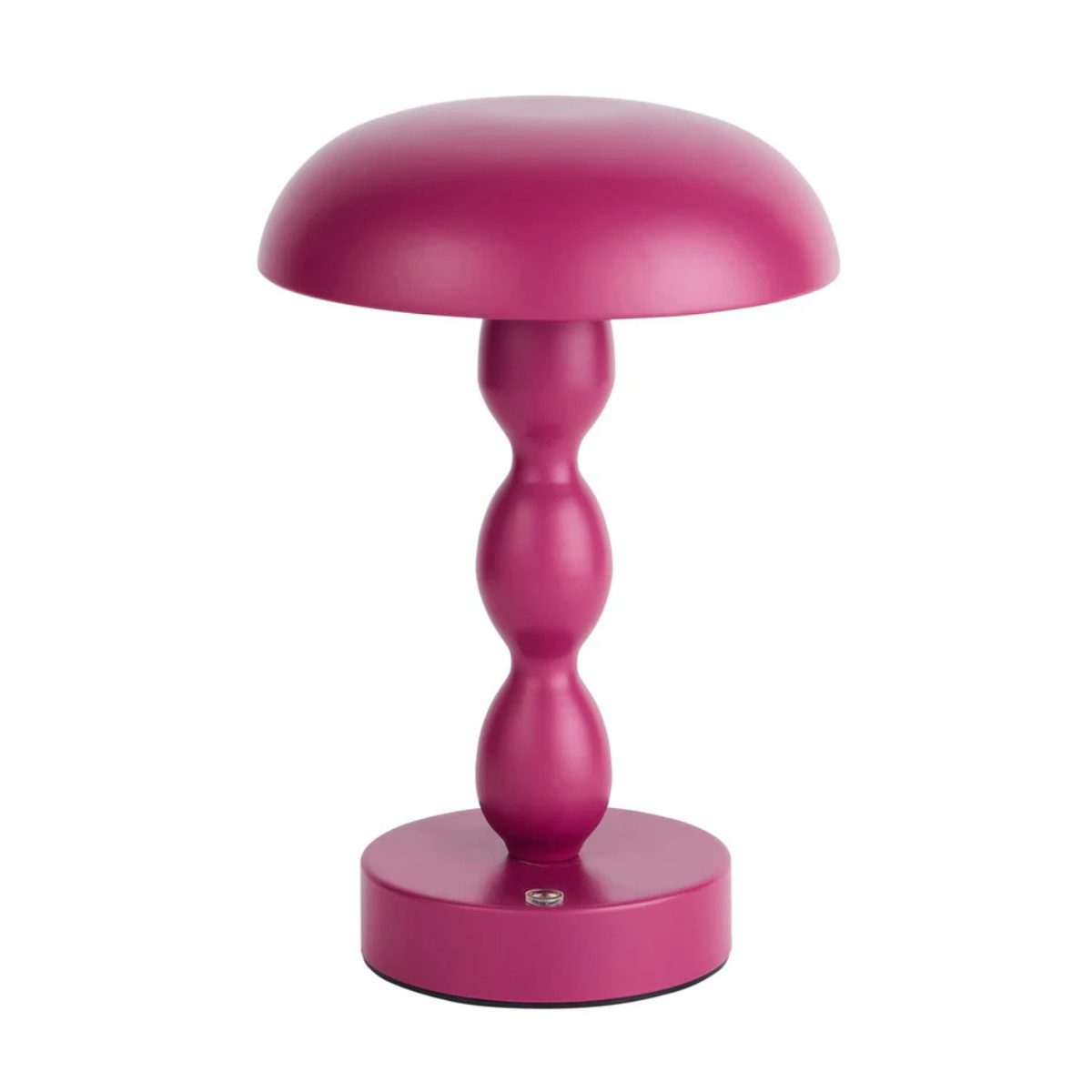 a magenta pink bobbin cordless table lamp
