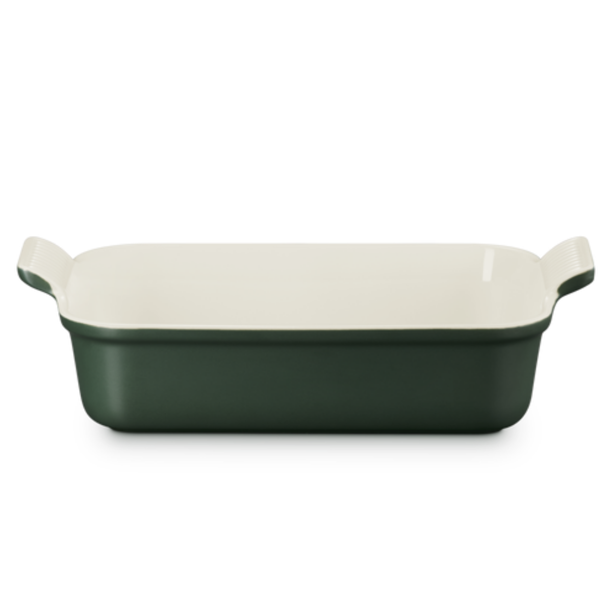 le creuset forest green baking dish