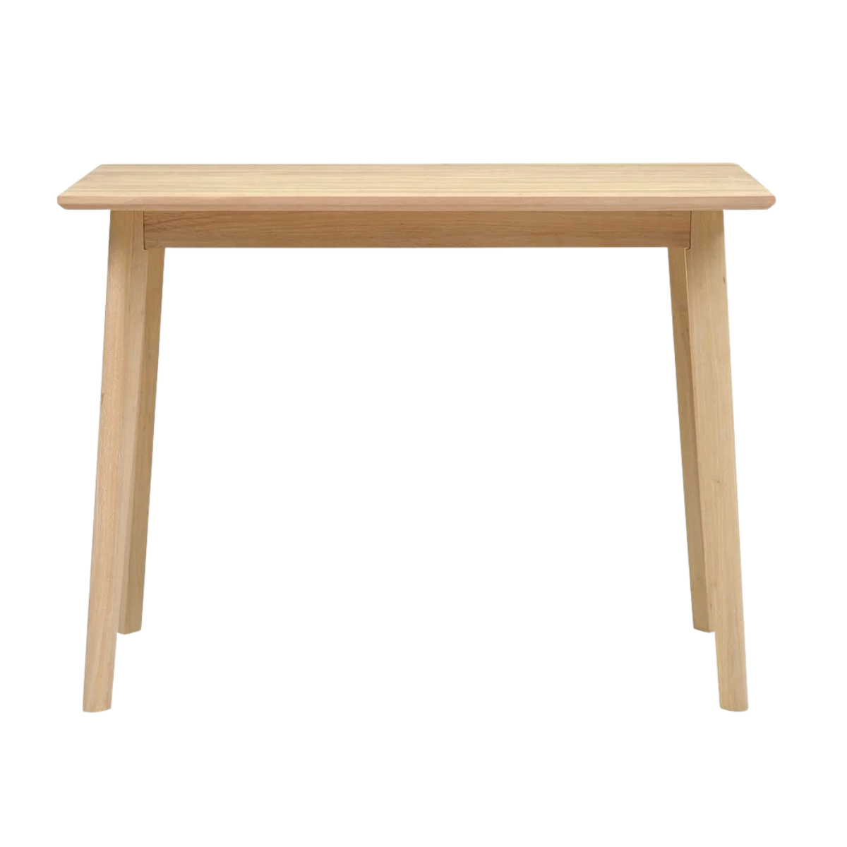 a basic wooden desk