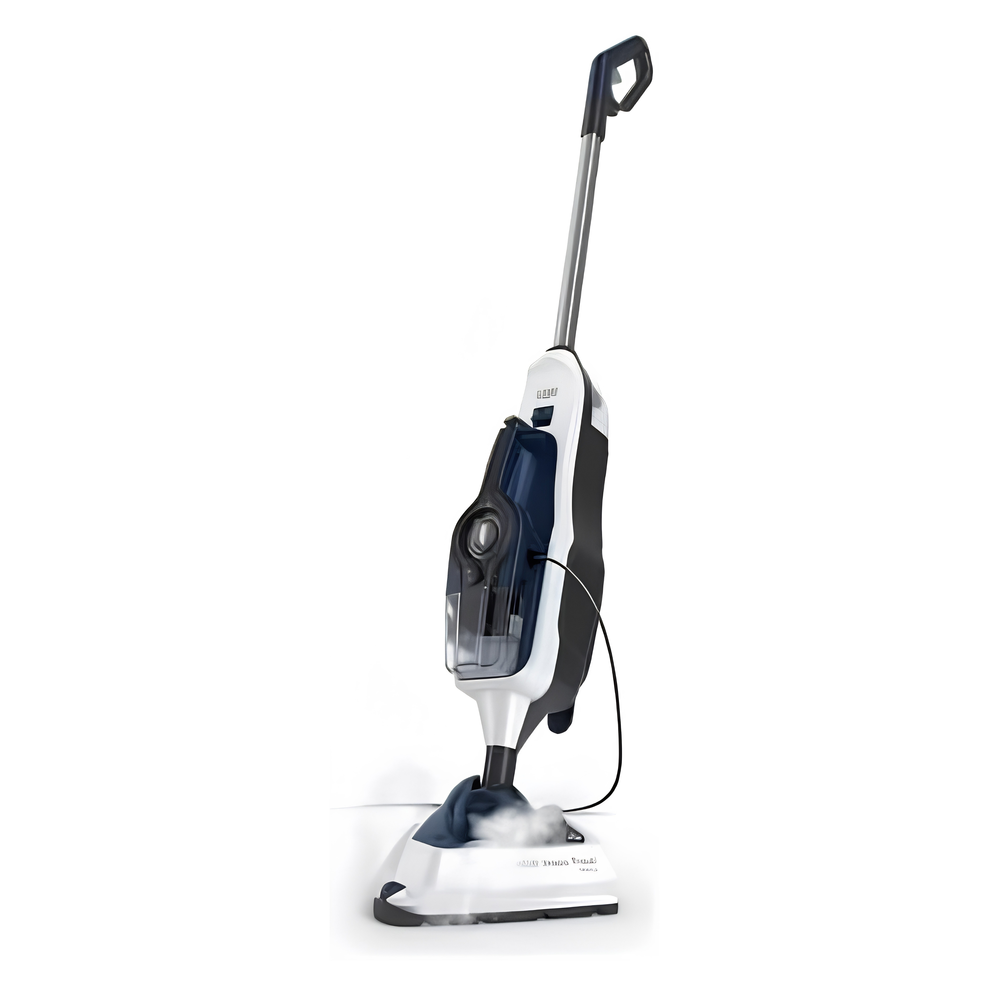 Vax Steam Fresh Total Home Steam Cleaner pictured with steam coming off it on a white backgroud