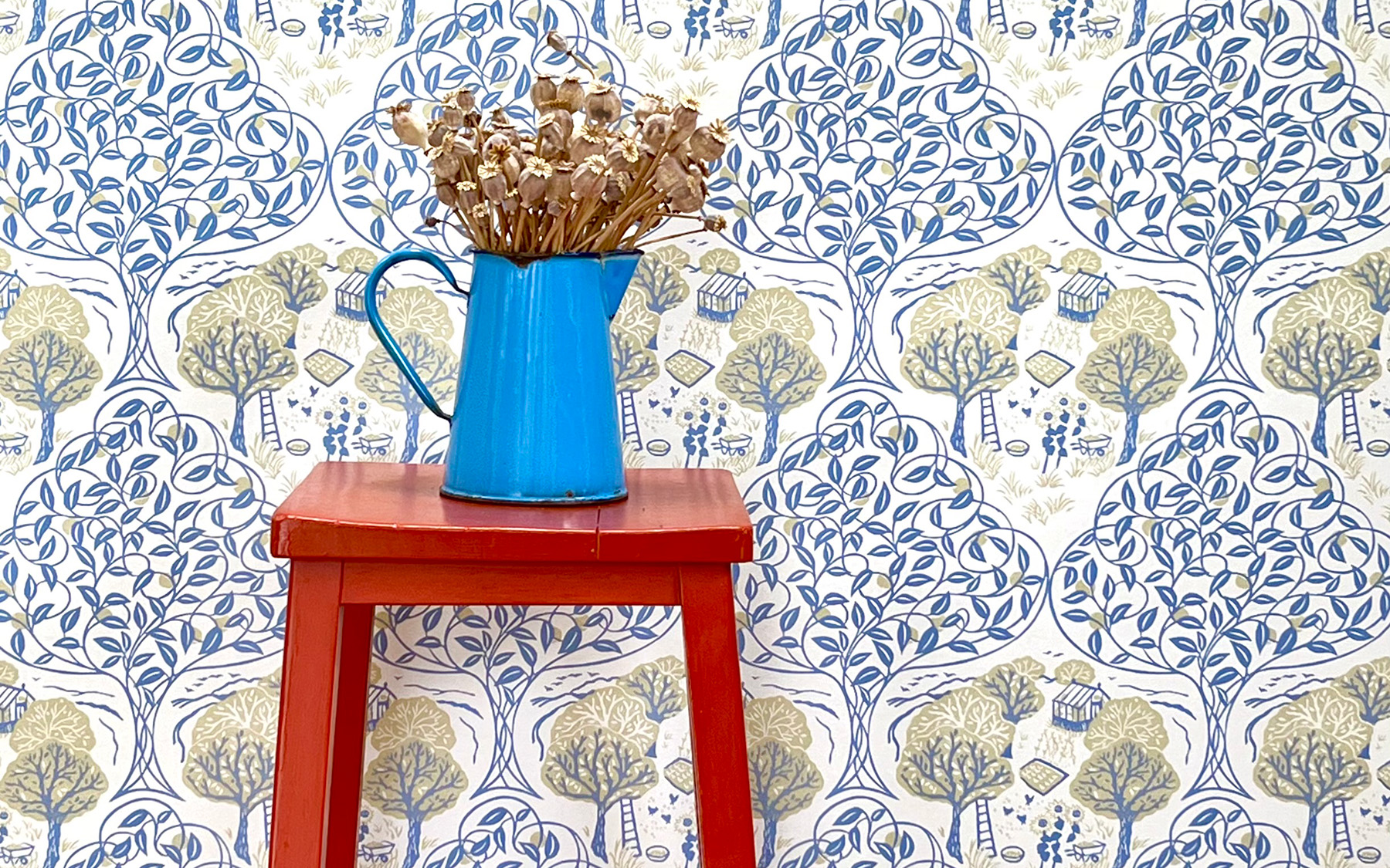 fiona howard the orchard wallpaper