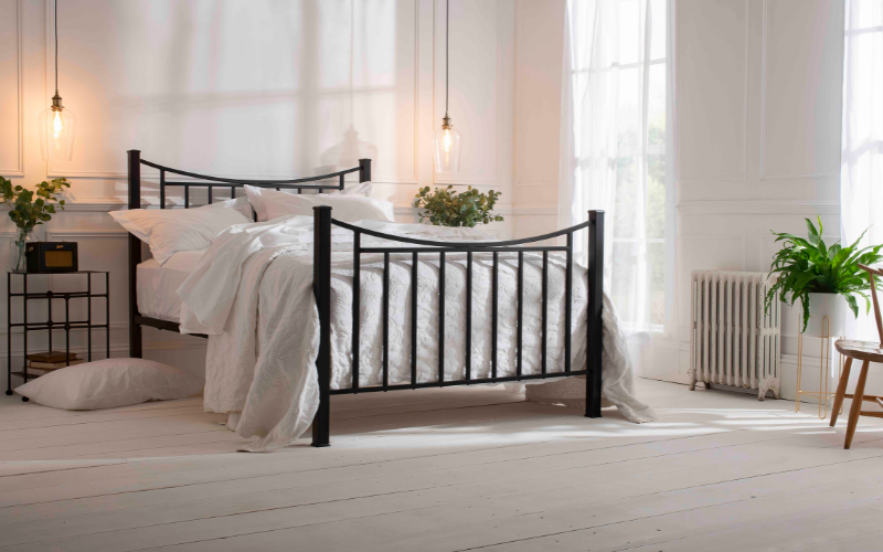 Wrought Iron and Brass Bed Co. iron bed