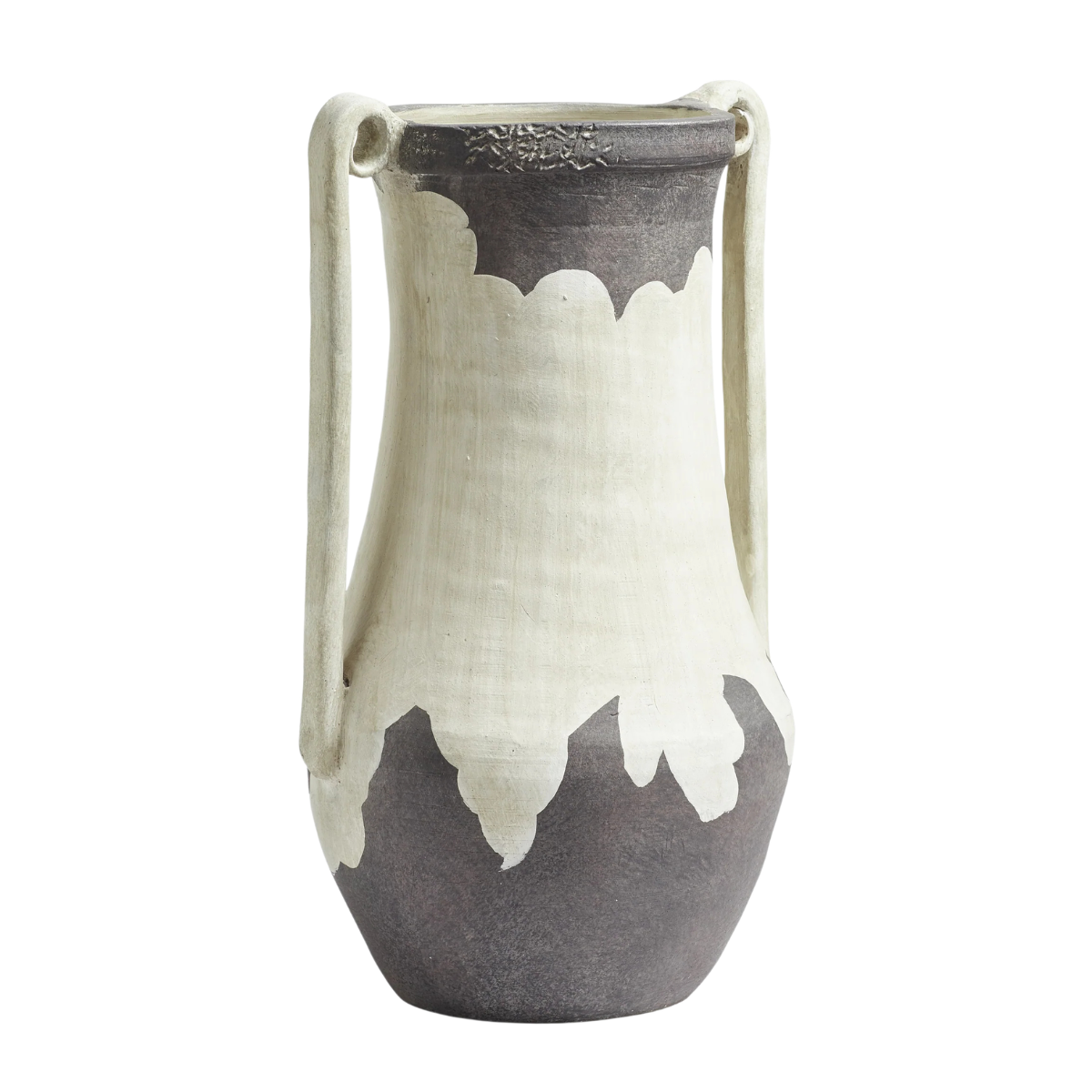 BLACK AND WHITE VASE
