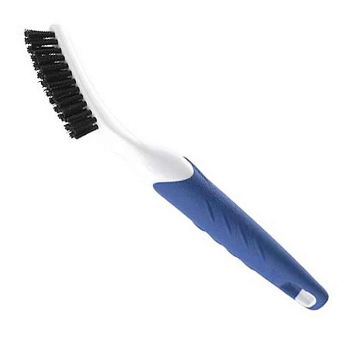 blue and white tile brush
