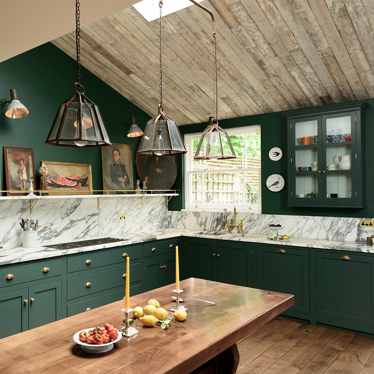 Green kitchen ideas