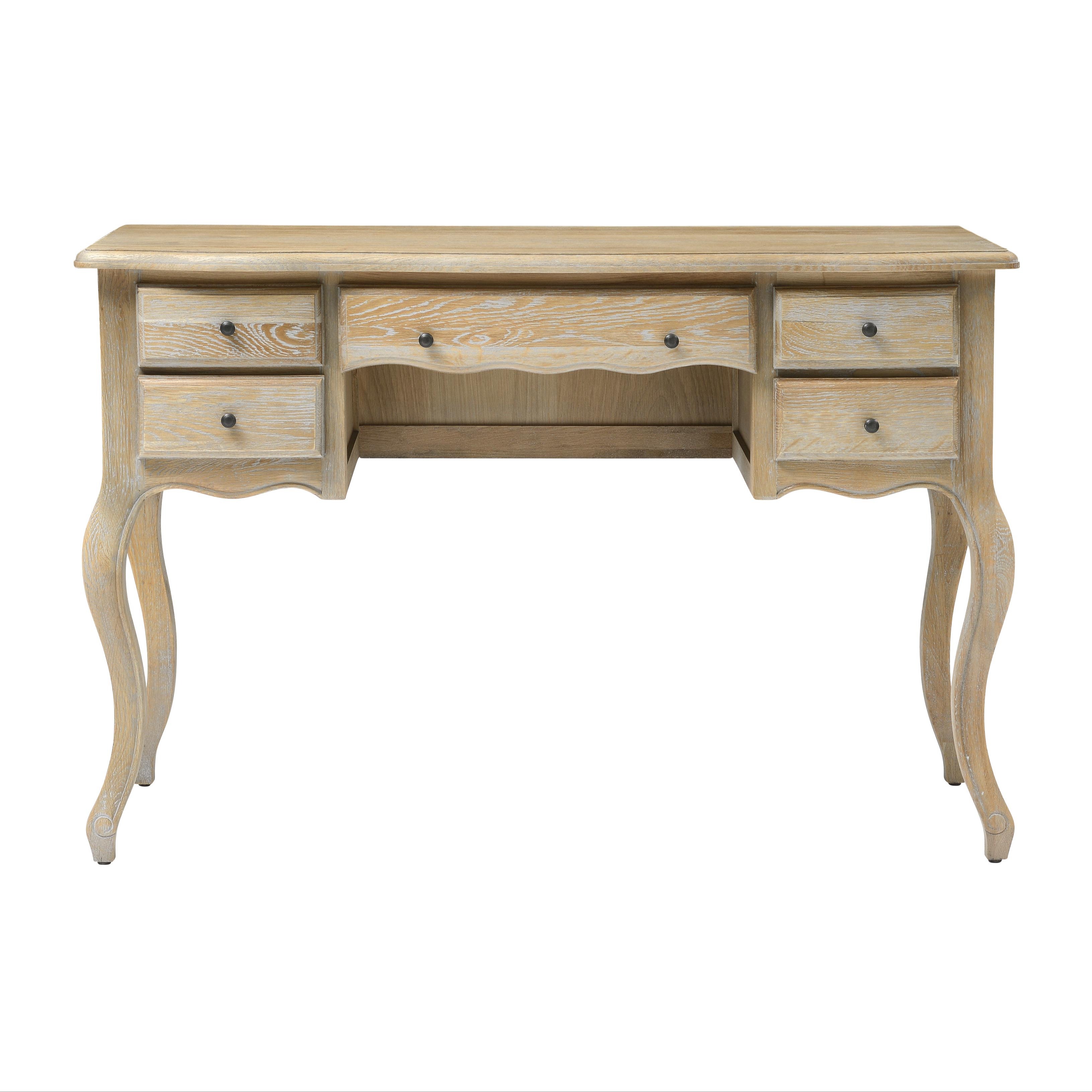 Camille Limewash Oak Dressing Table