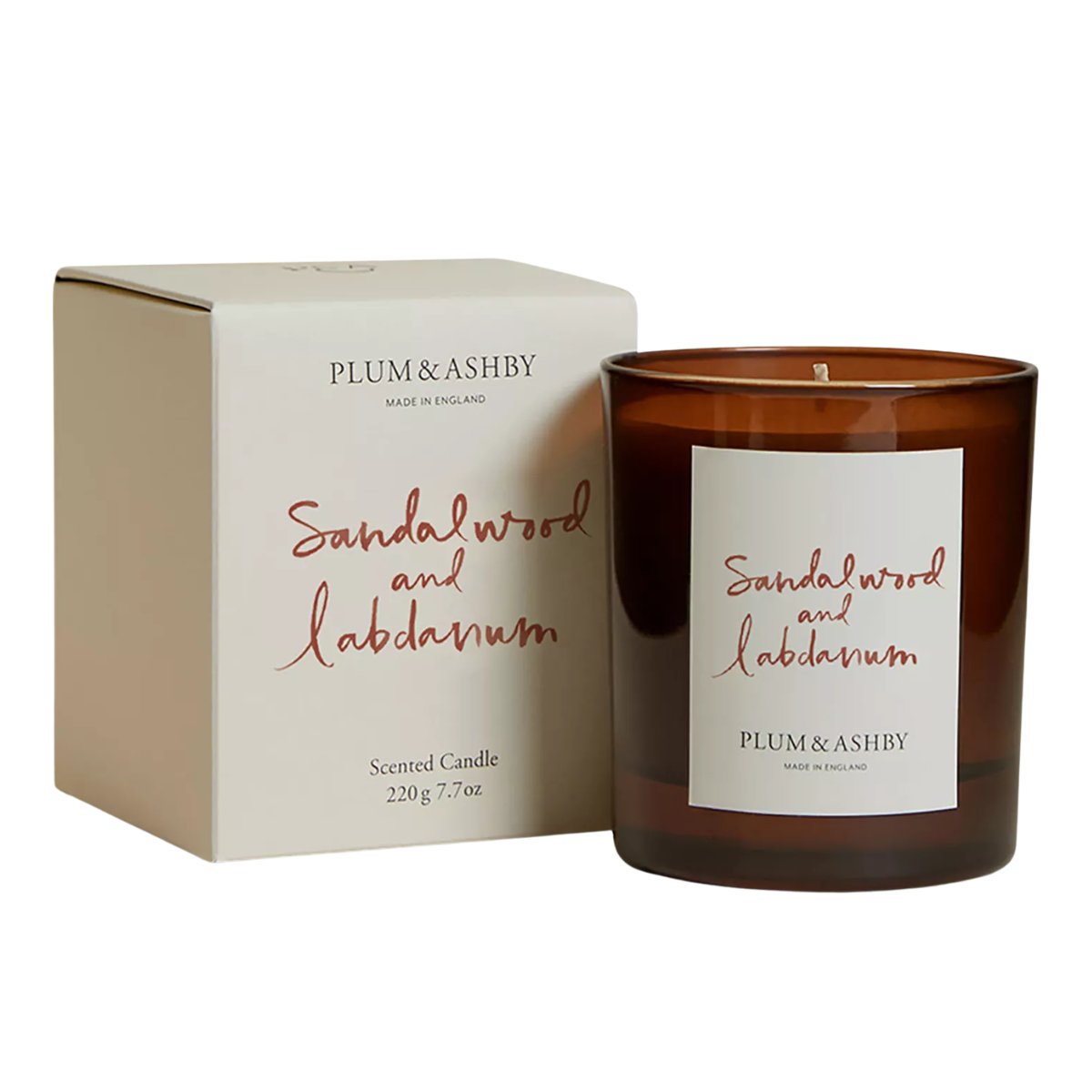 plum and ashby sandalwood and labdanum candle