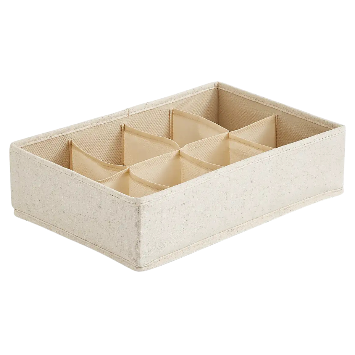 dunelm cream linen drawer organiser