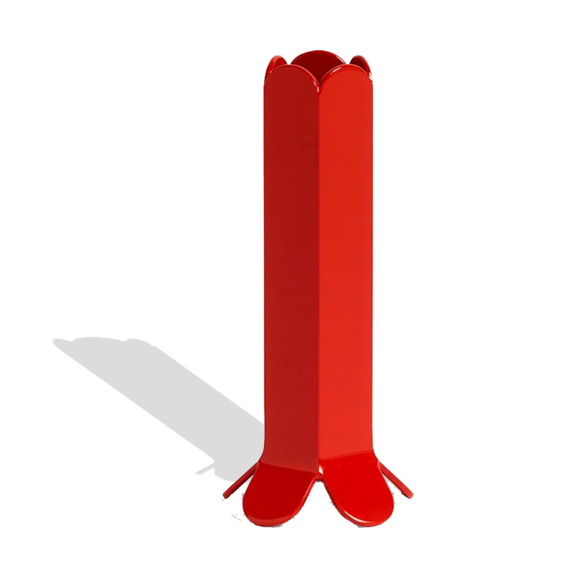 red candle holder