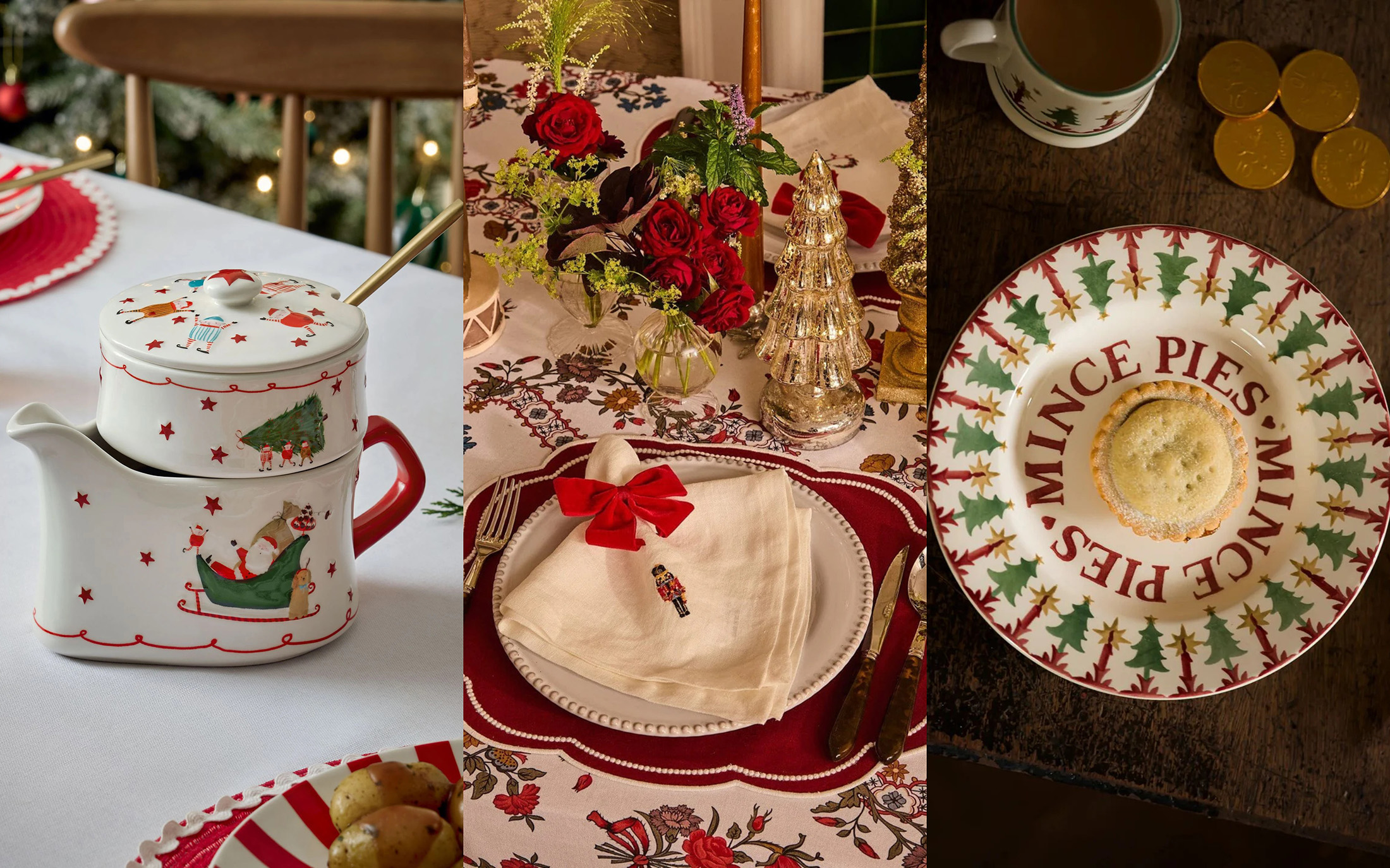 christmas tableware