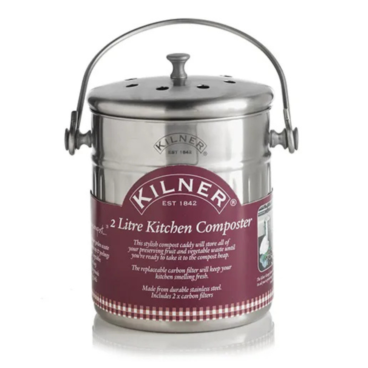 stainless steel kitchen composter