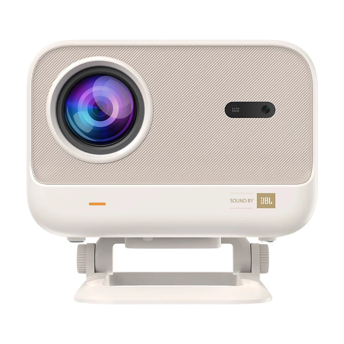 a cream movie projector