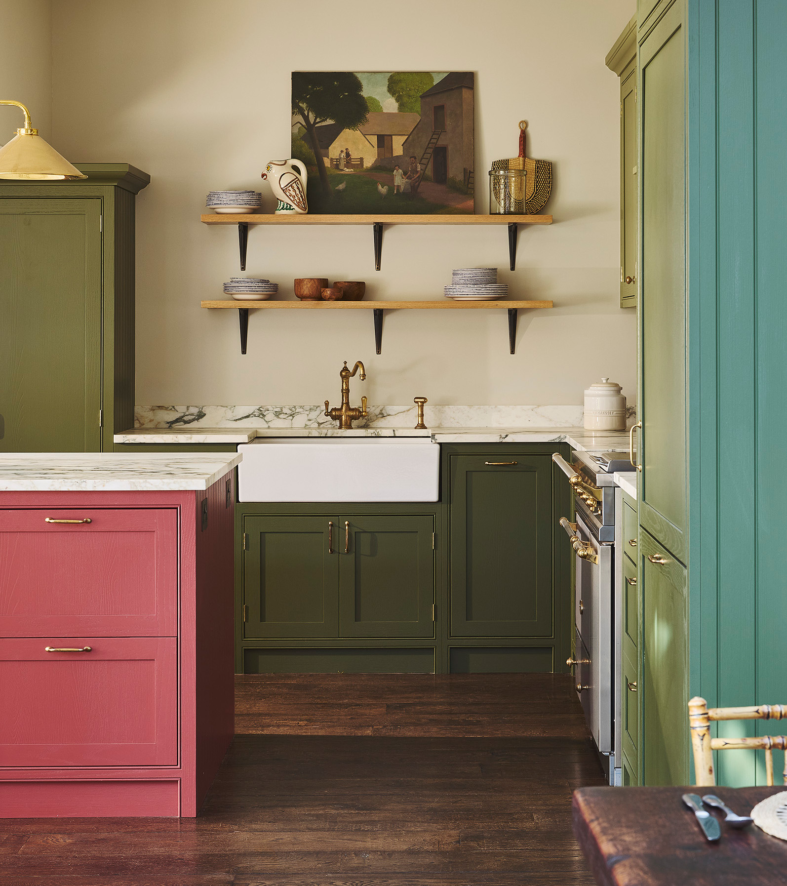 green kitchen 