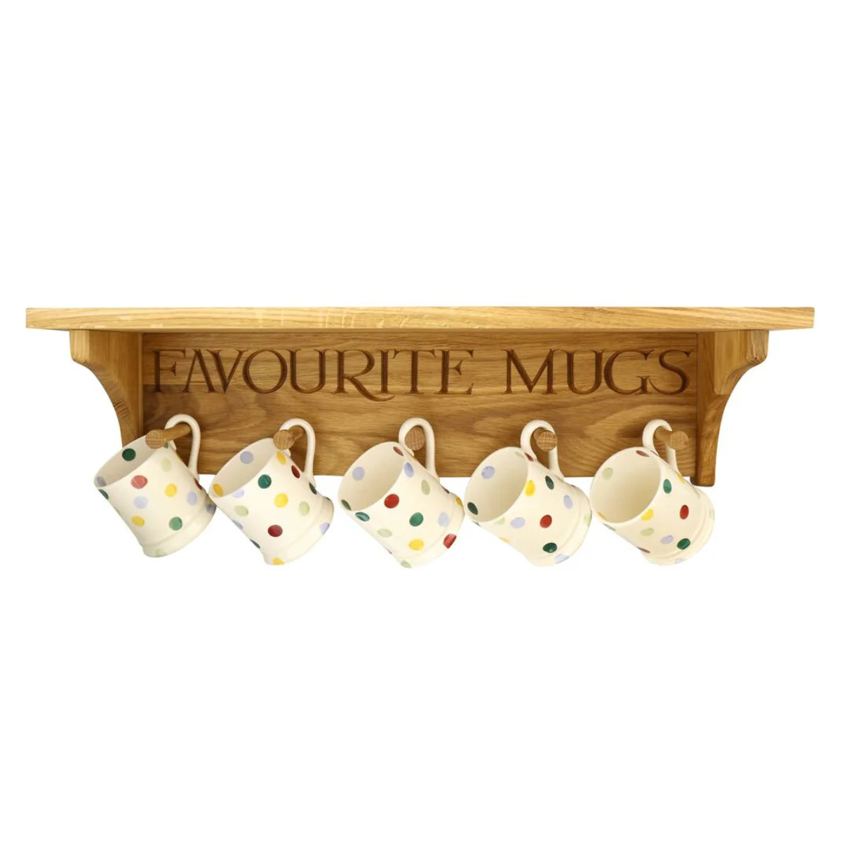 Emma Bridgewater Black Toast Wooden Kitchen Shelf
