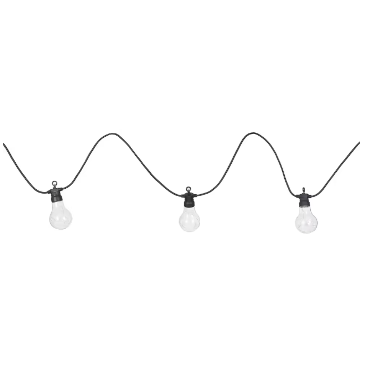 a string of three festoon lights