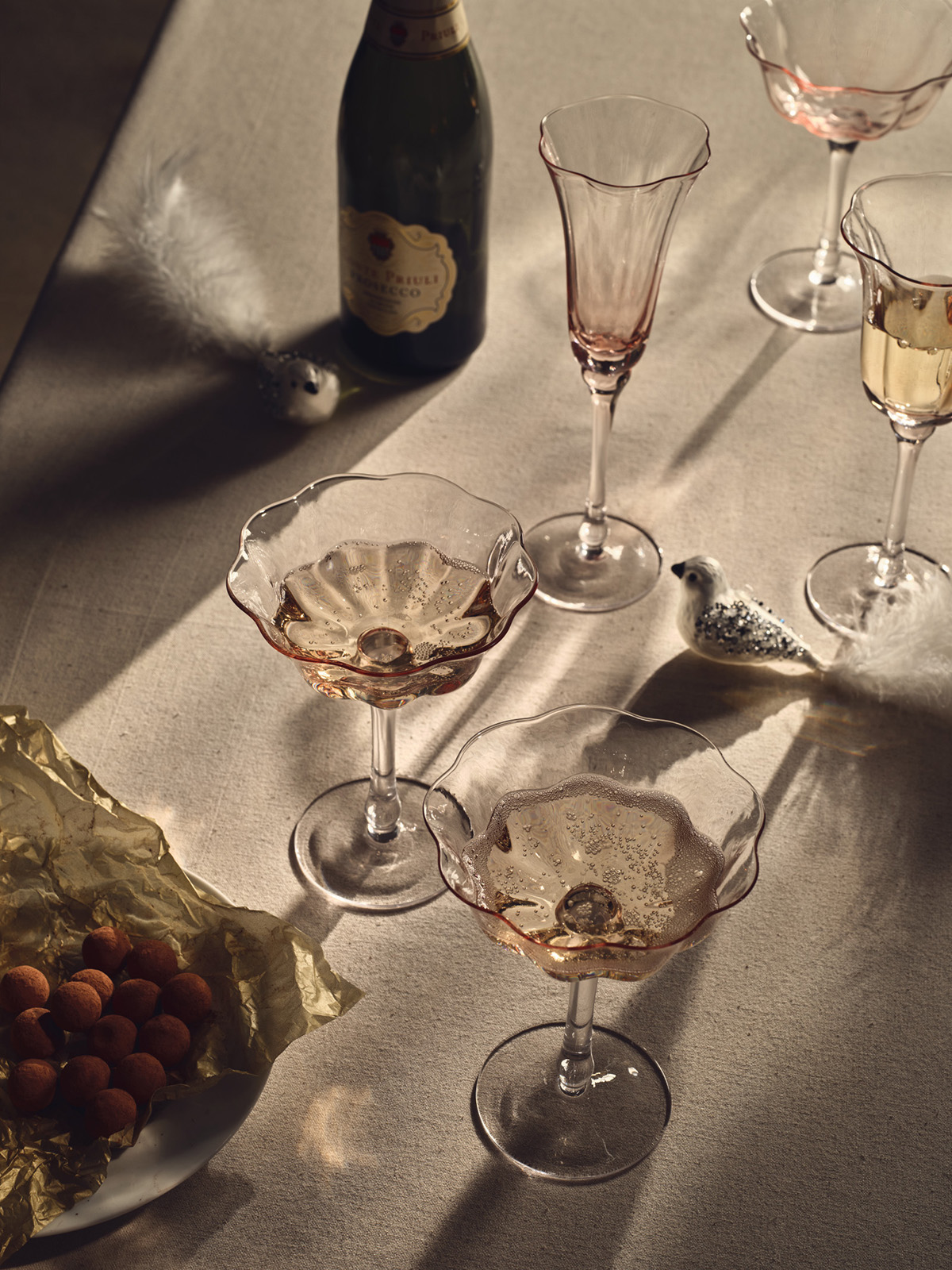 Collection of glassware