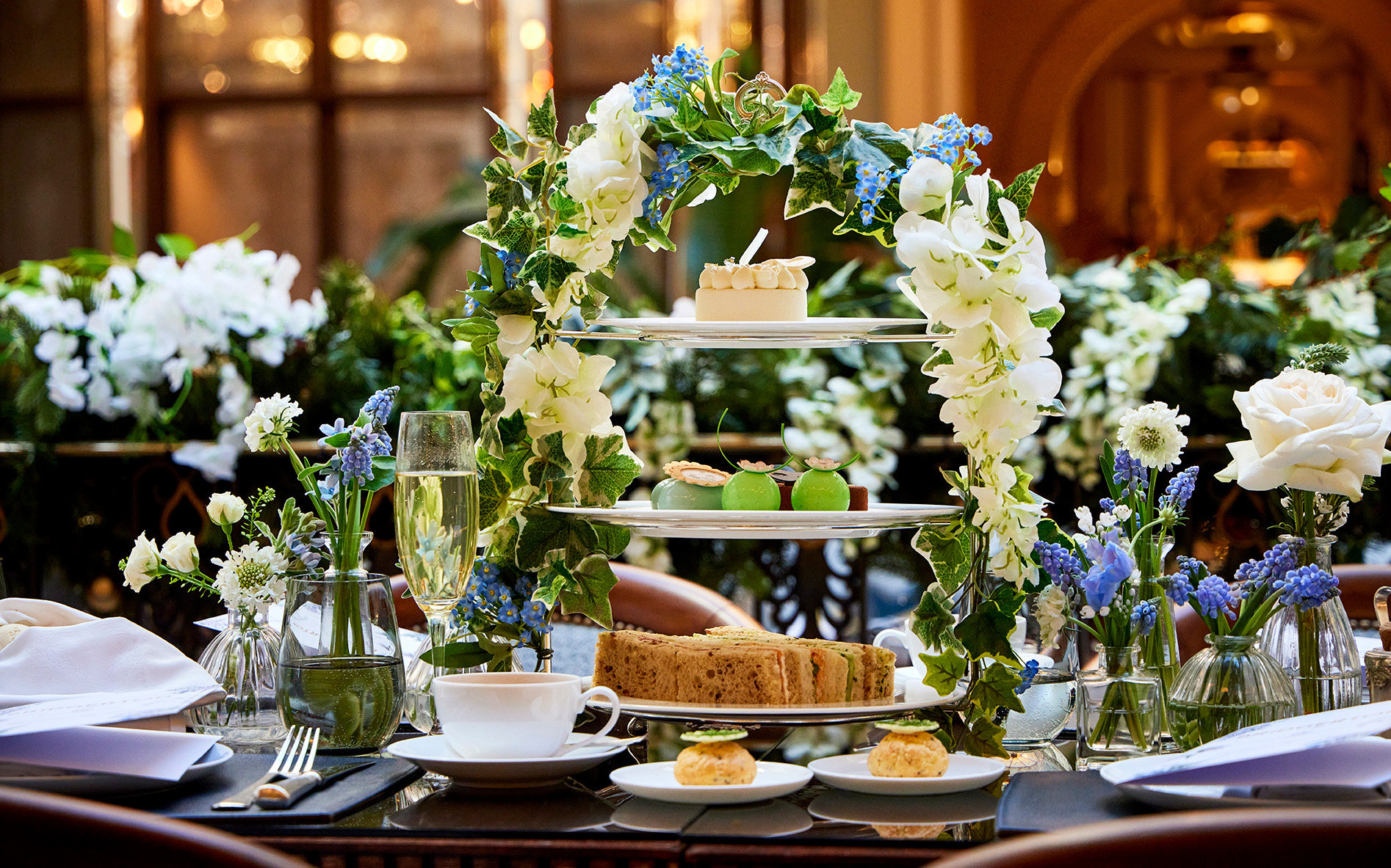 bridgerton-inspired afternoon tea
