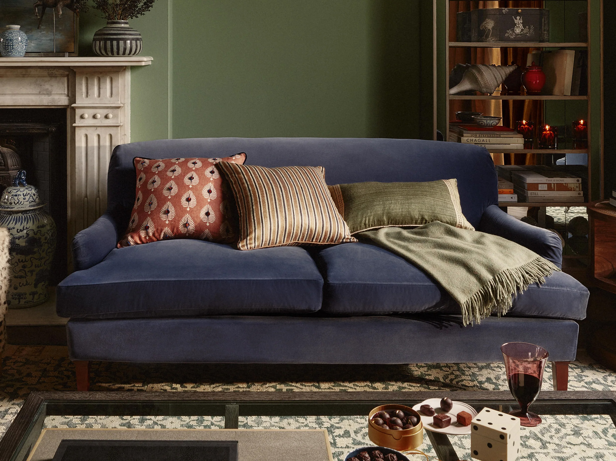 best velvet sofas