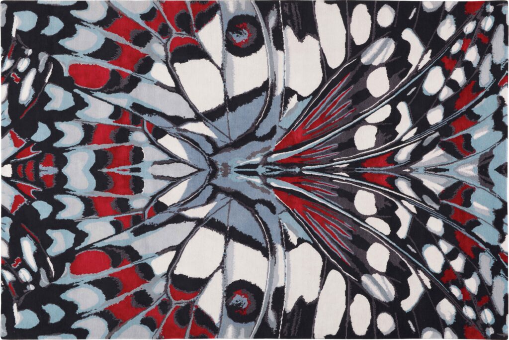 McQueen The Rug Company rugs Metamorphosis Alexander Sarah Burton weave woven handwoven hand-woven Nepal silk luxury luxurious interior interiors