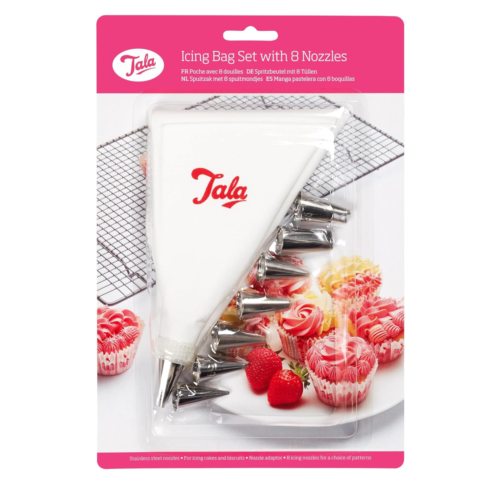tala piping bag set with 8 nozzles