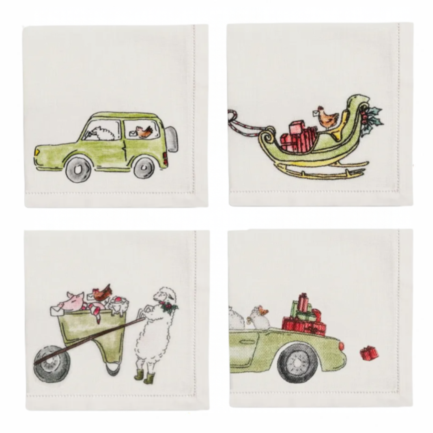 Cotswolds Cocktail Napkins Set