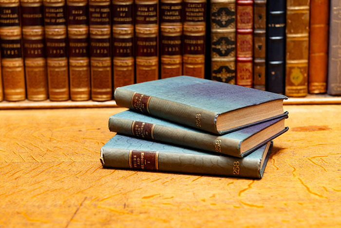 A first-edition copy of Pride and Prejudice, which was possibly once part of the Servants’ Library and going on display for the first time.  