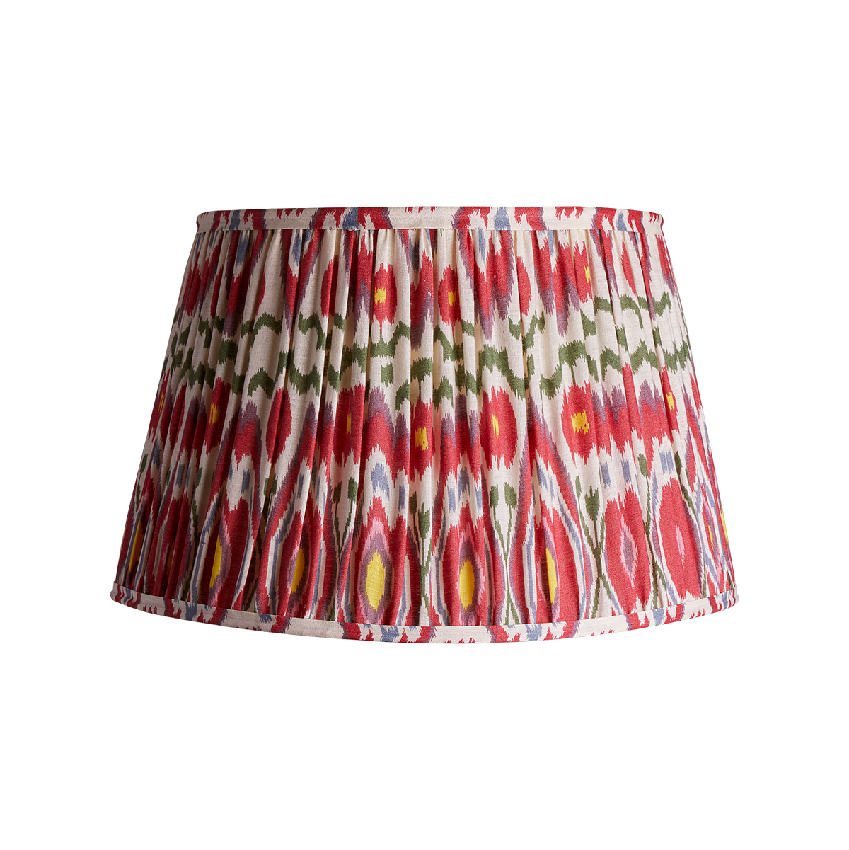 Pooky ikat linen lampshade